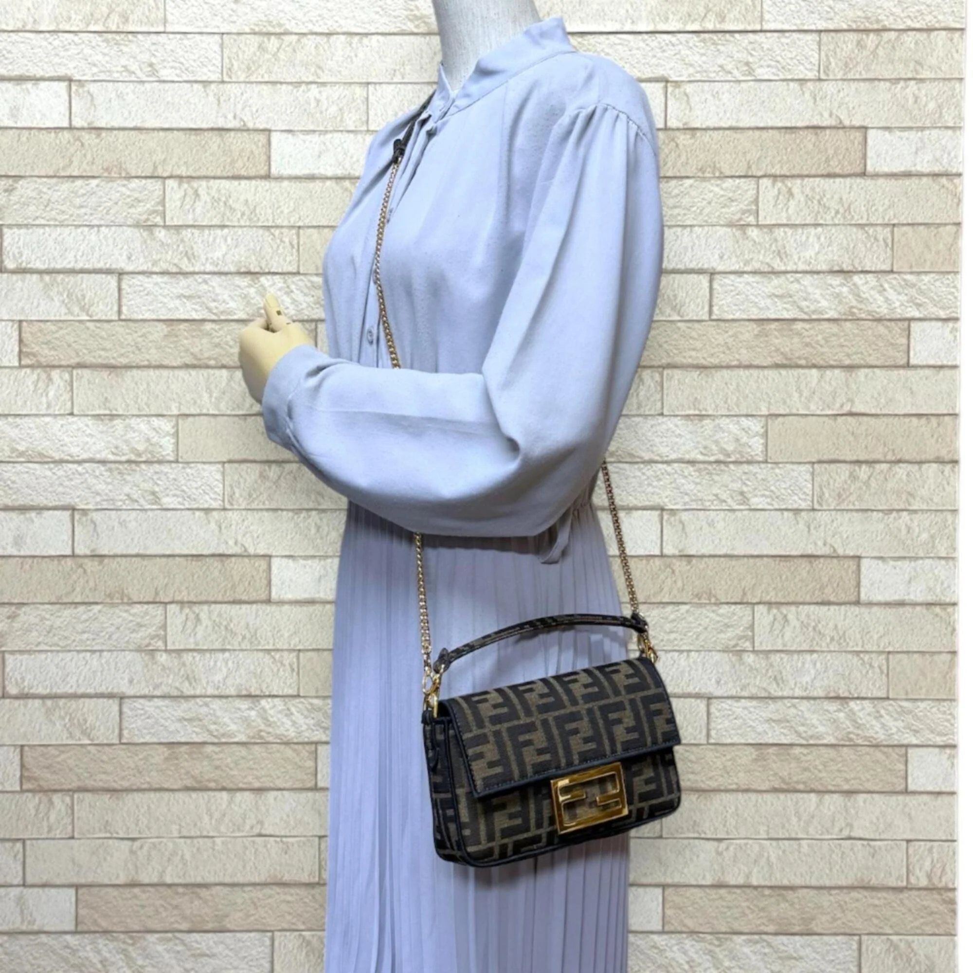 Baguette NM Bag Zucca Canvas Mini - Image 2