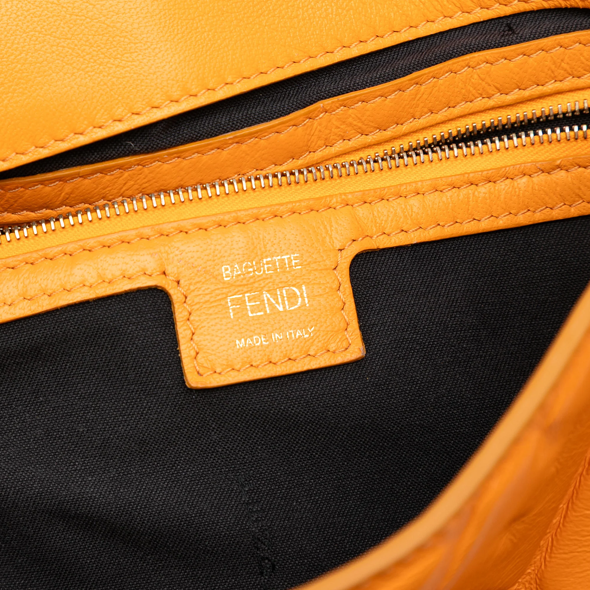 Baguette NM Bag Zucca Embossed Leather Medium - Image 5