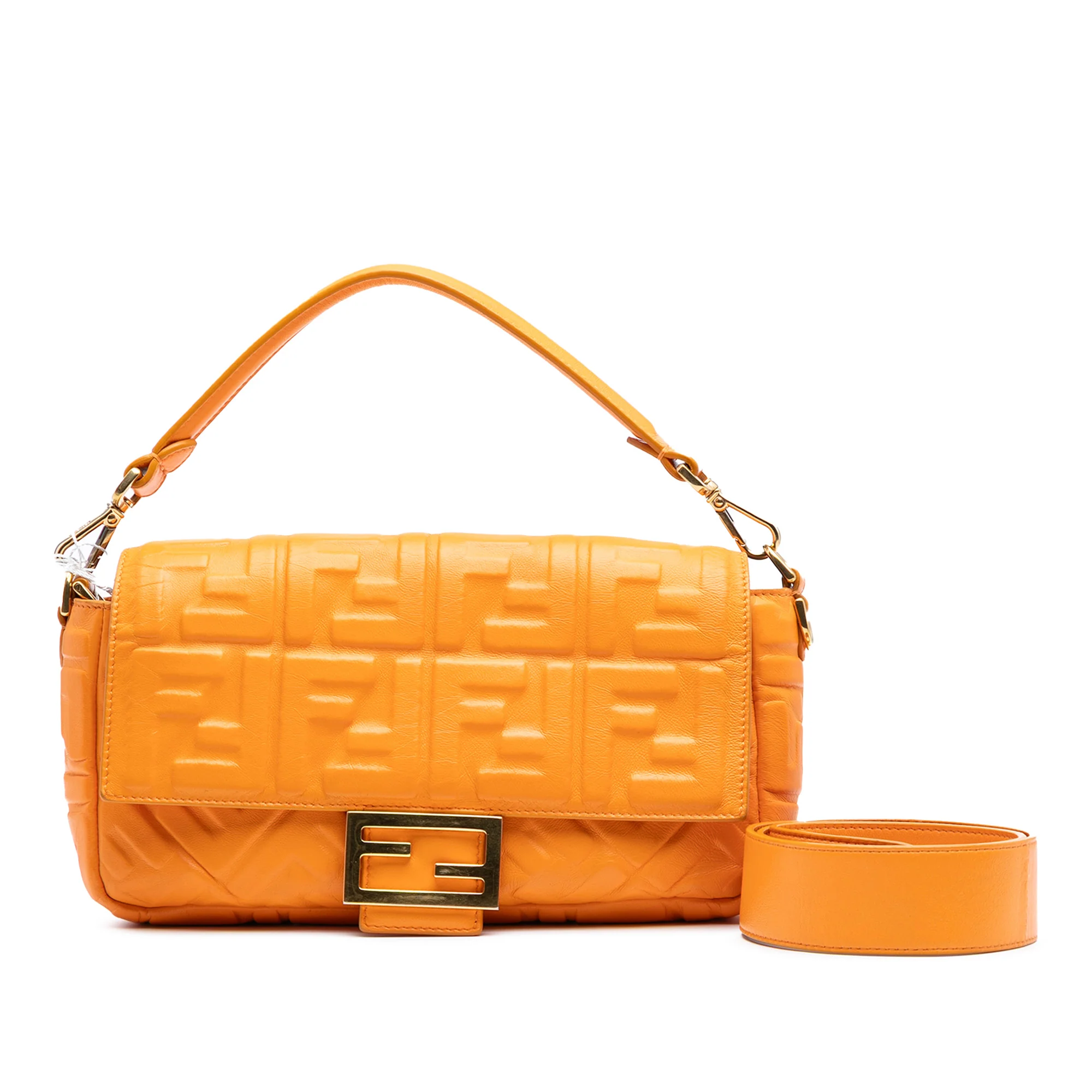 Baguette NM Bag Zucca Embossed Leather Medium - Image 7