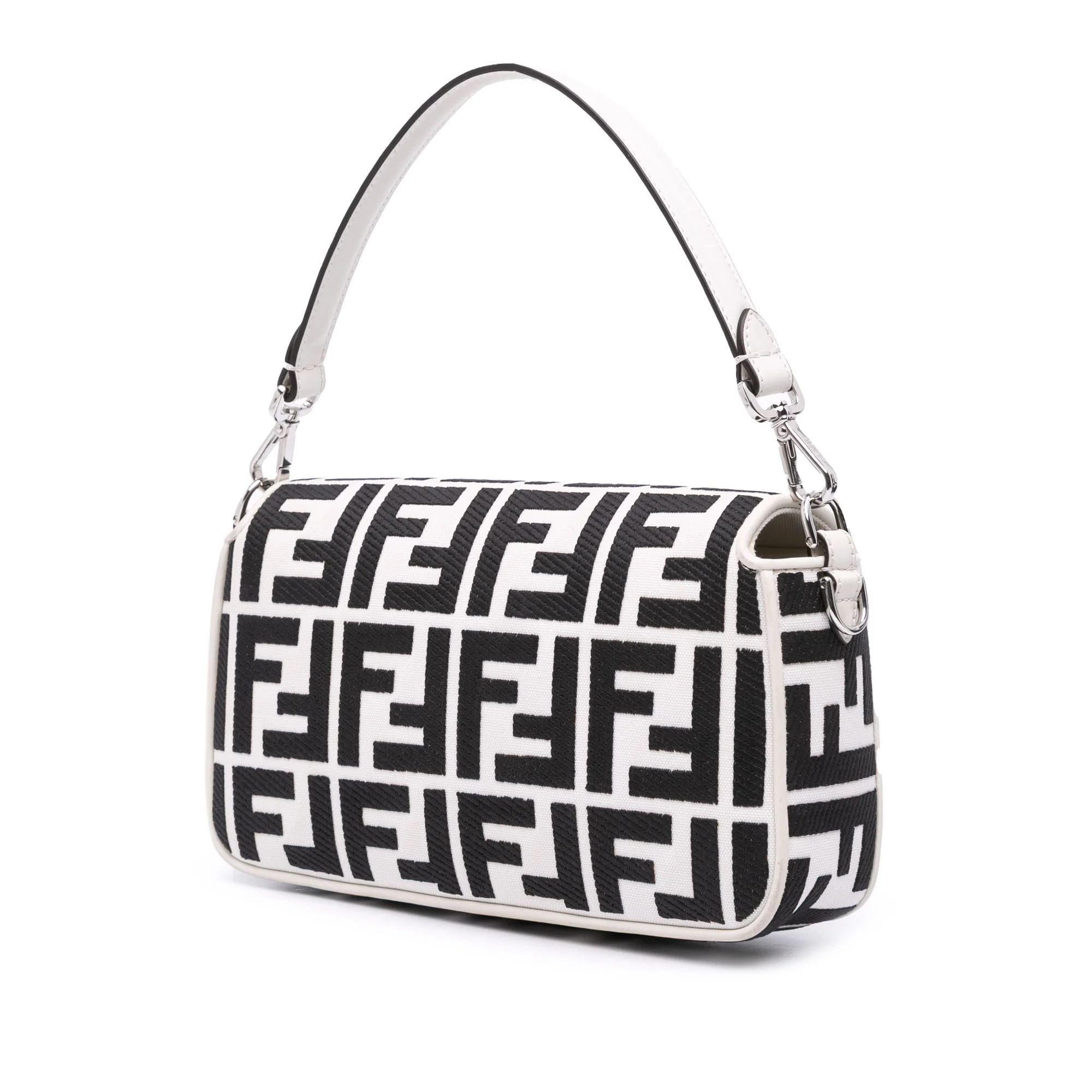 Baguette NM Bag Zucca Embroidered Canvas Medium - Image 2