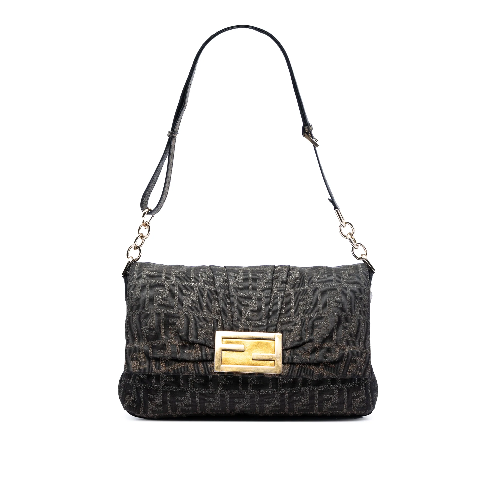 Mia Flap Crossbody Bag Zucca Canvas Medium