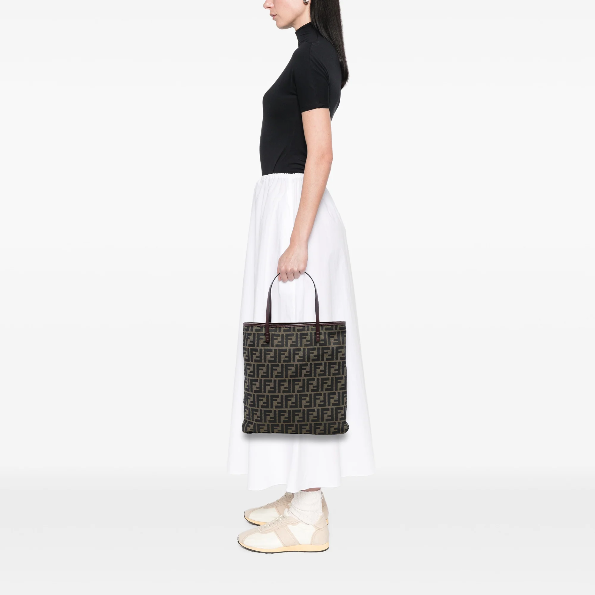 Shopping Tote Zucca Coated Canvas Medium - Image 7