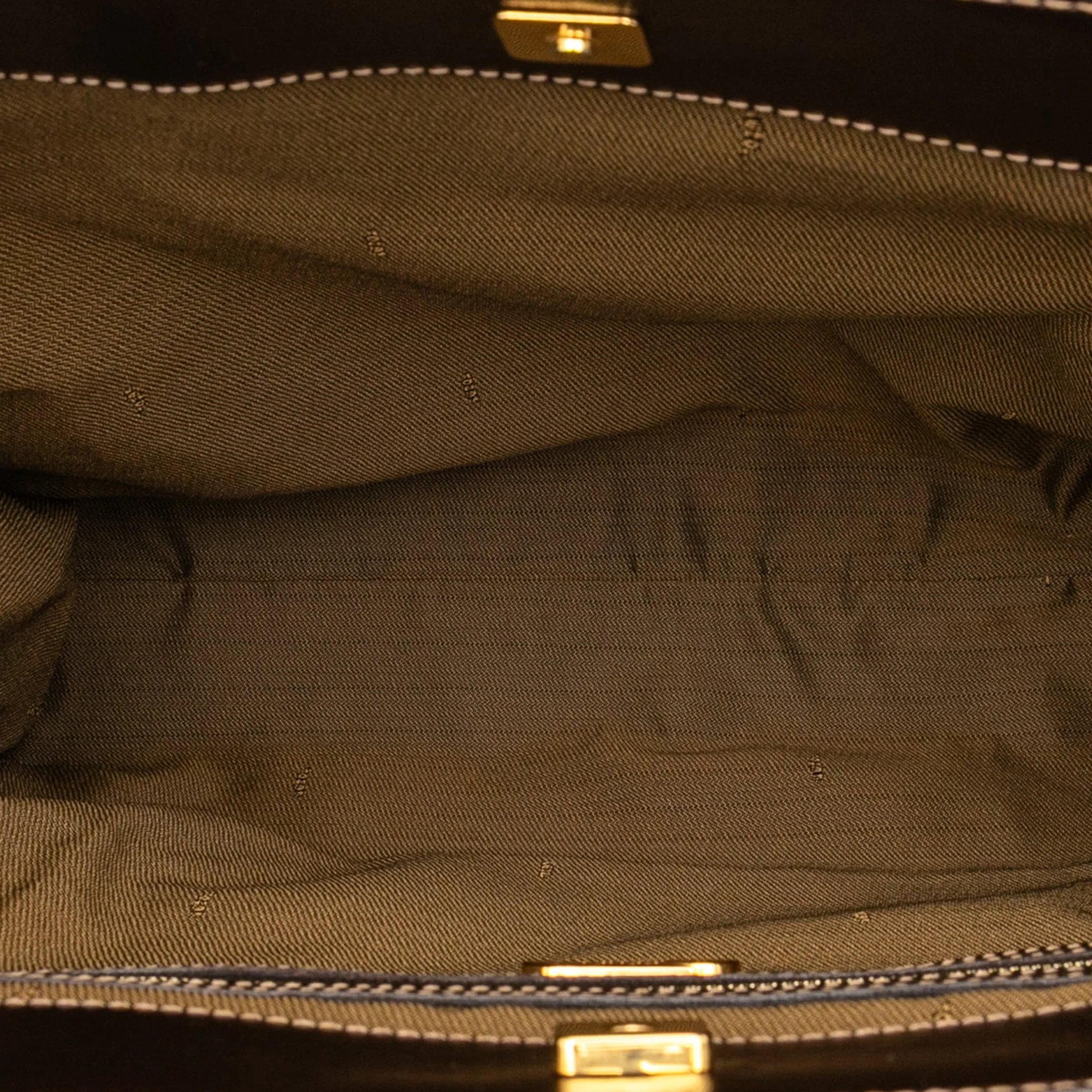 Vintage FF Handle Tote Zucca Canvas Large - Image 4