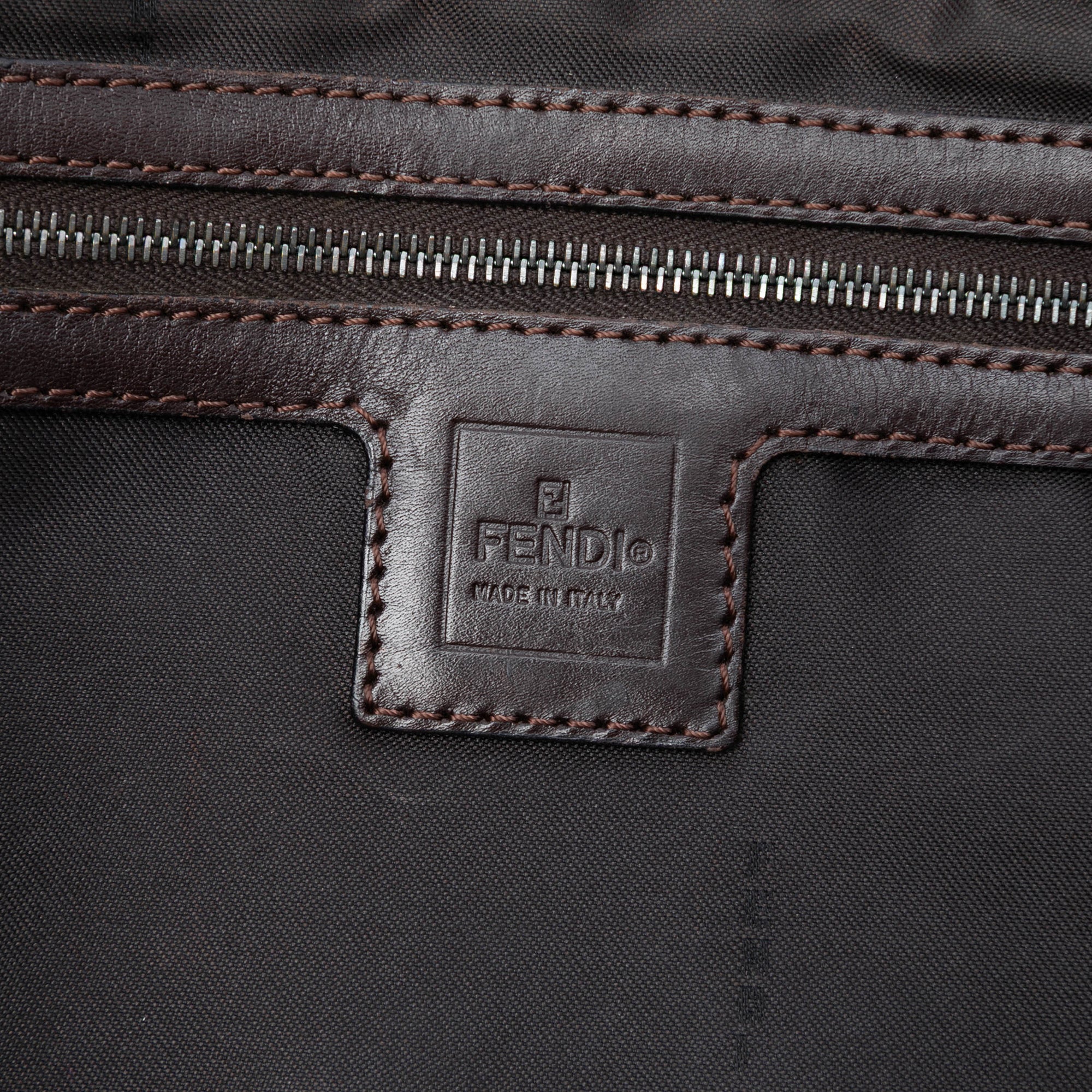 Vintage FF Handle Tote Zucca Canvas Small - Image 5