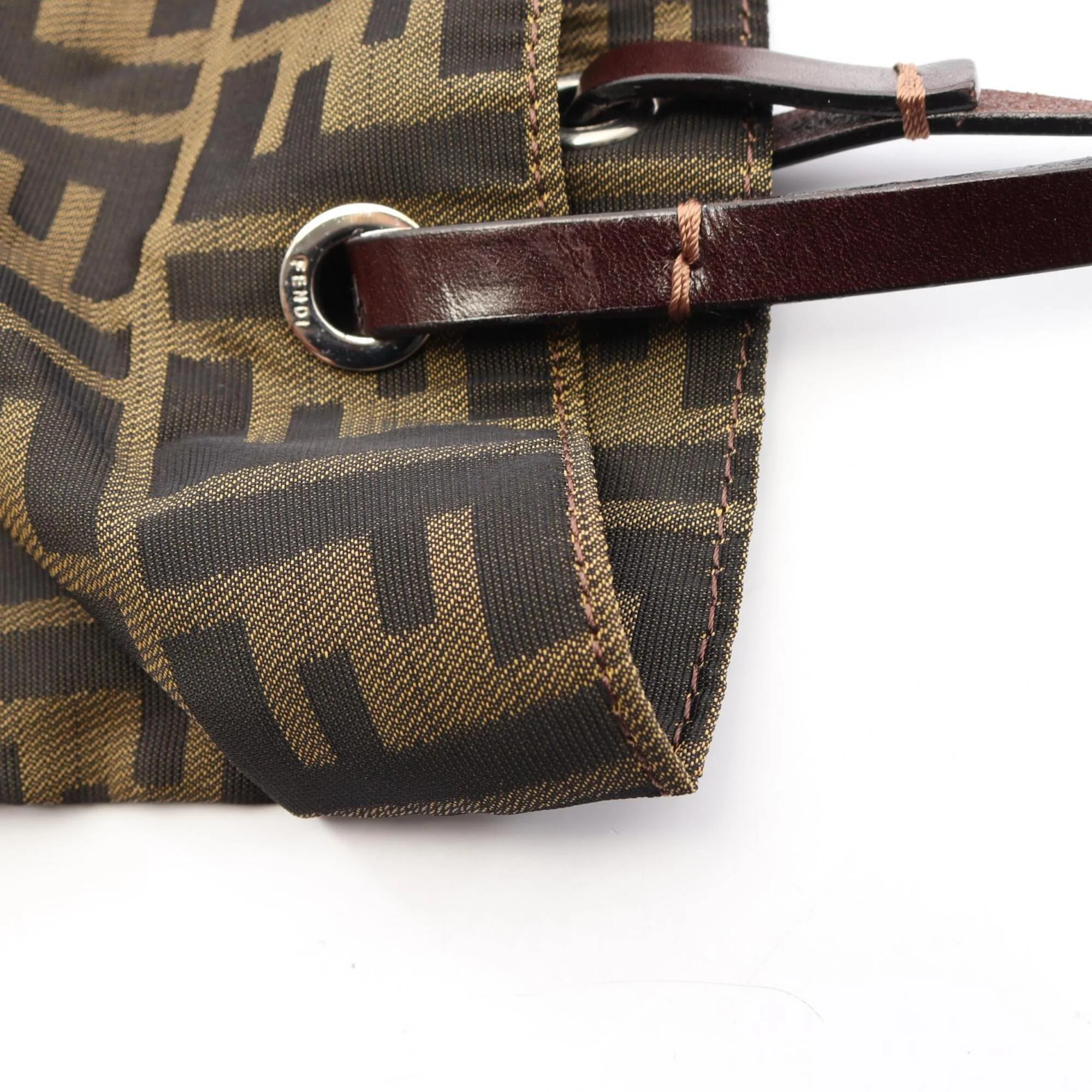 Vintage Open Tote Zucca Canvas Medium - Image 8
