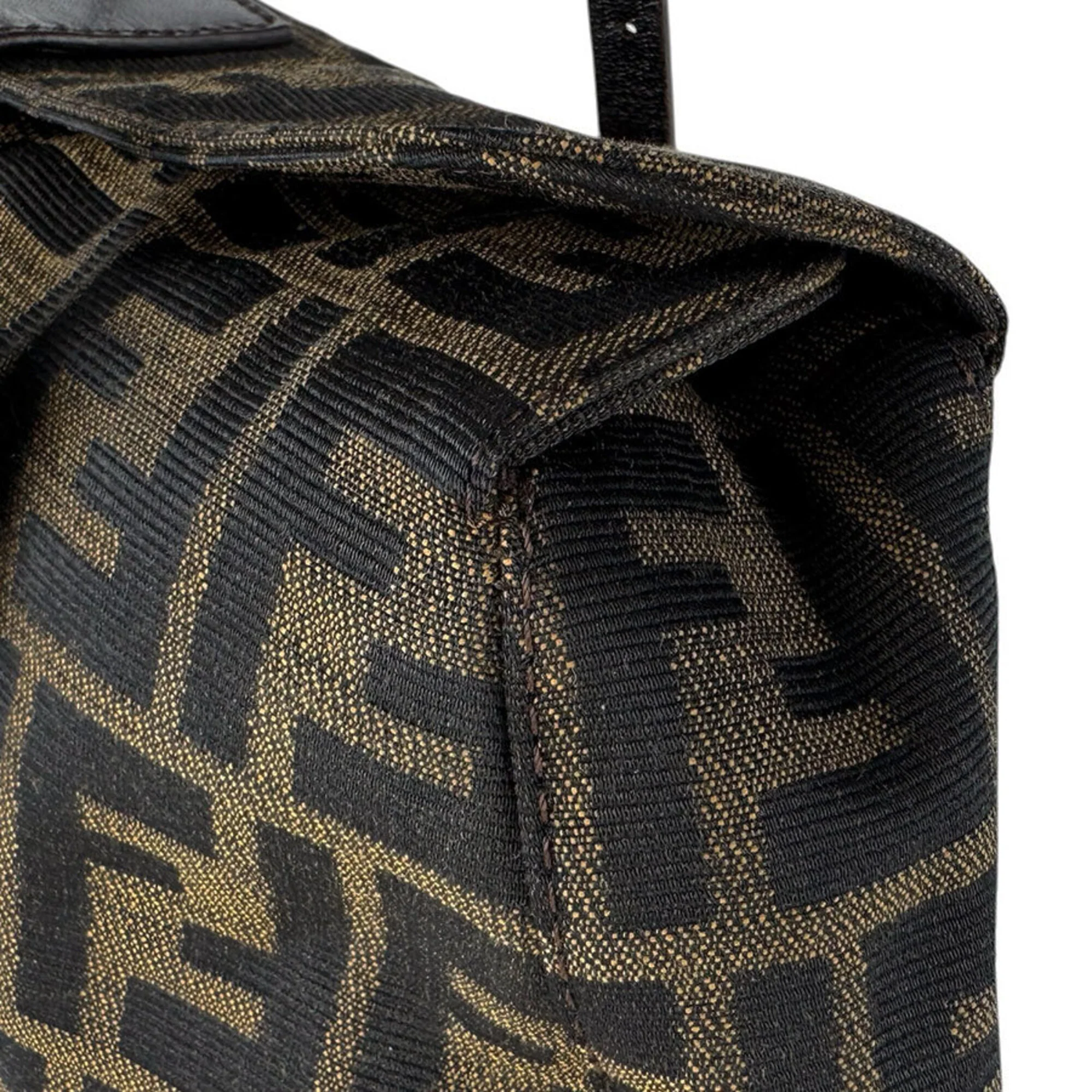 Vintage Shoulder Bag Zucca Canvas Medium - Image 7