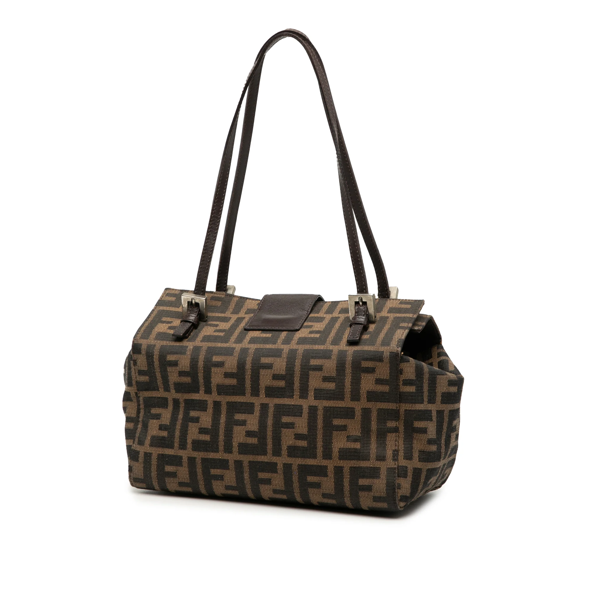 Vintage Shoulder Bag Zucca Canvas Medium - Image 2