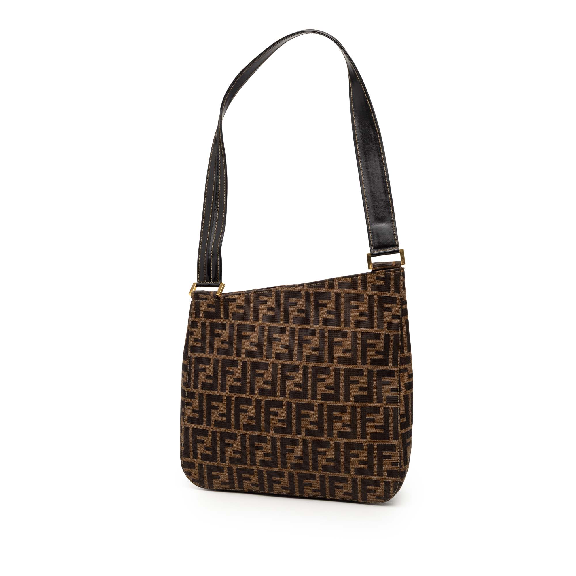 Vintage Shoulder Bag Zucca Canvas Medium - Image 2