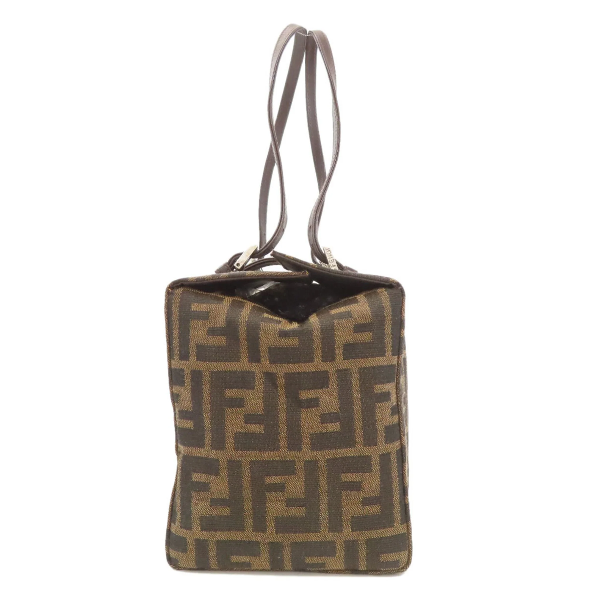 Vintage Shoulder Bag Zucca Canvas Medium - Image 3