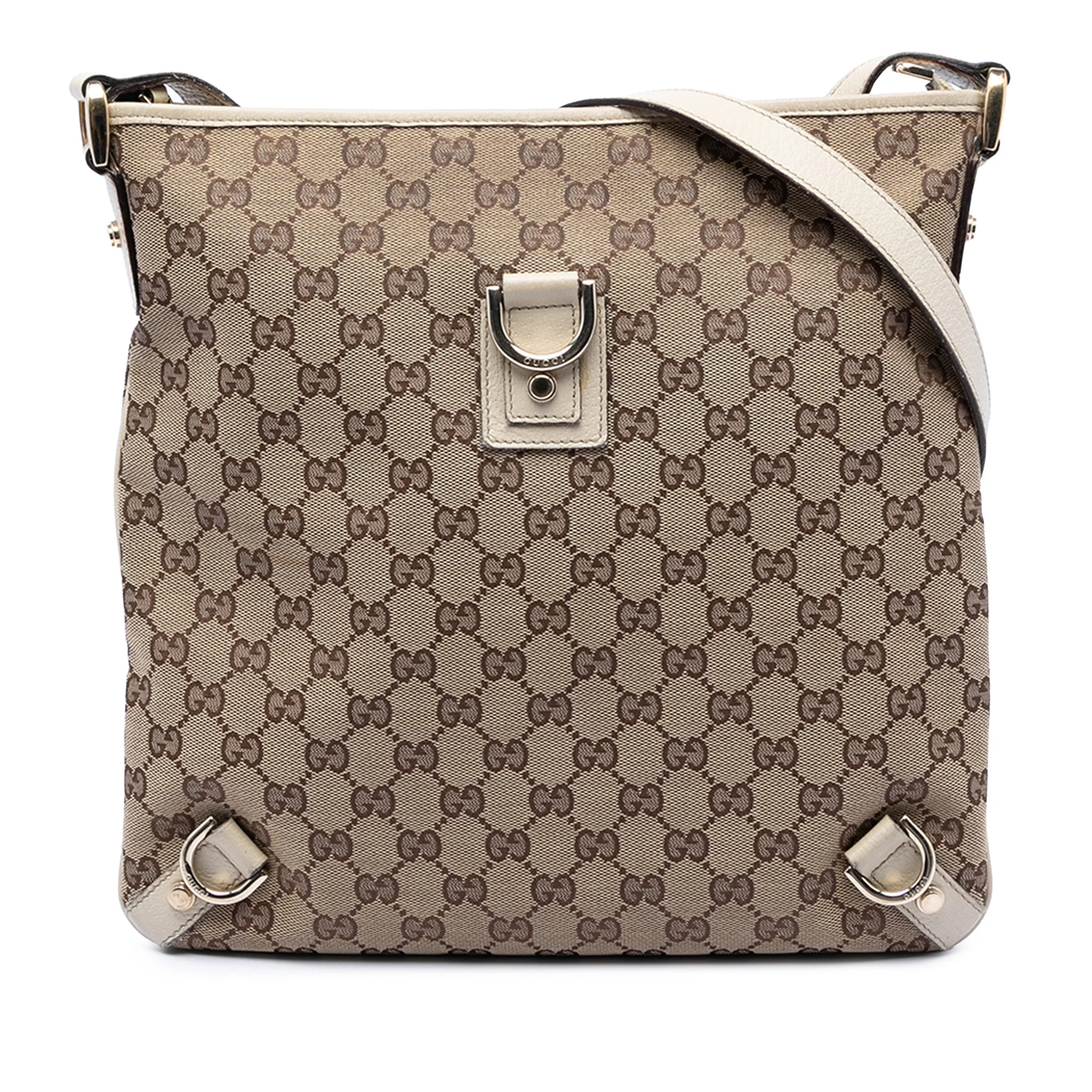 Abbey D-Ring Messenger Bag GG Canvas
