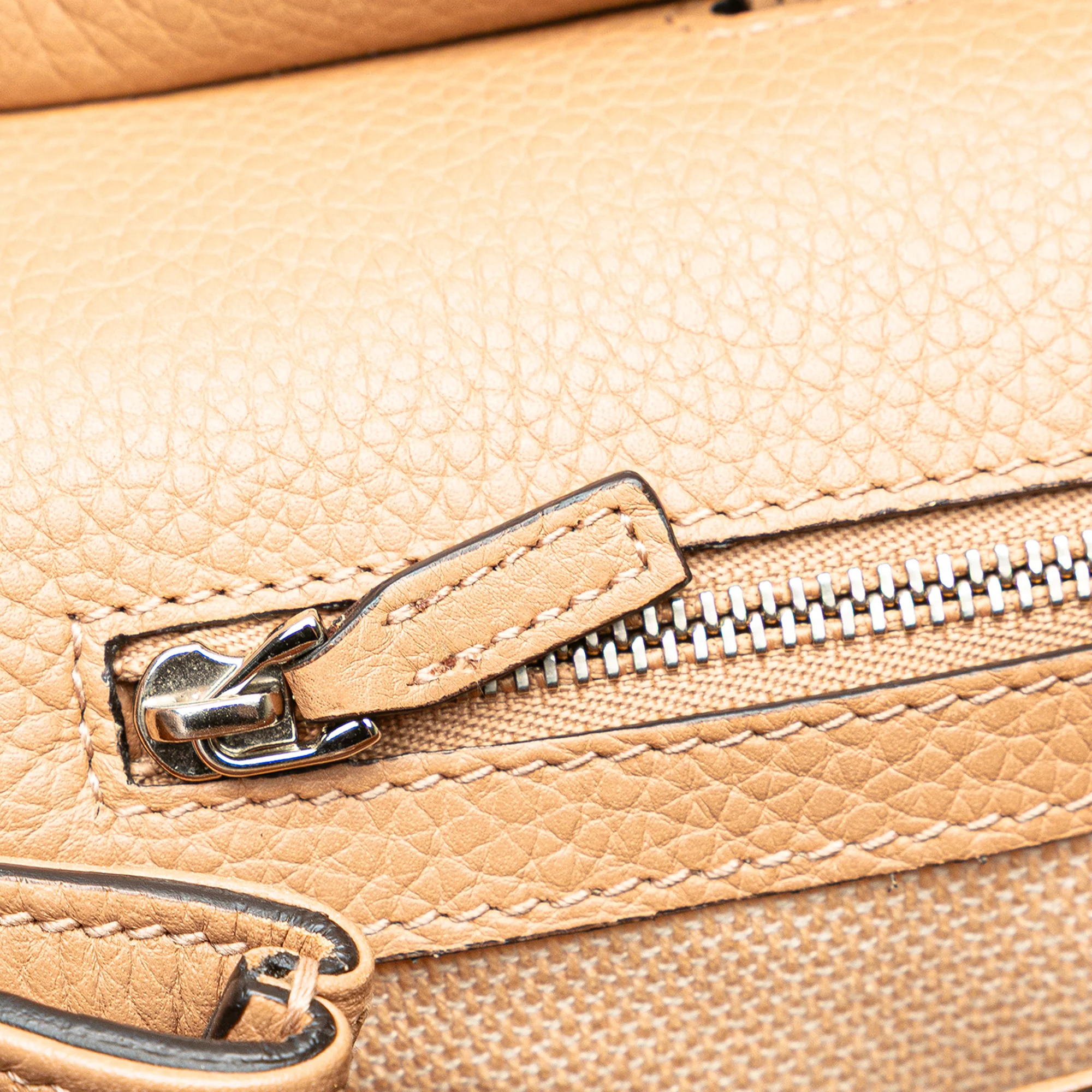 Bamboo Daily Top Handle Bag Leather Large - Image 5
