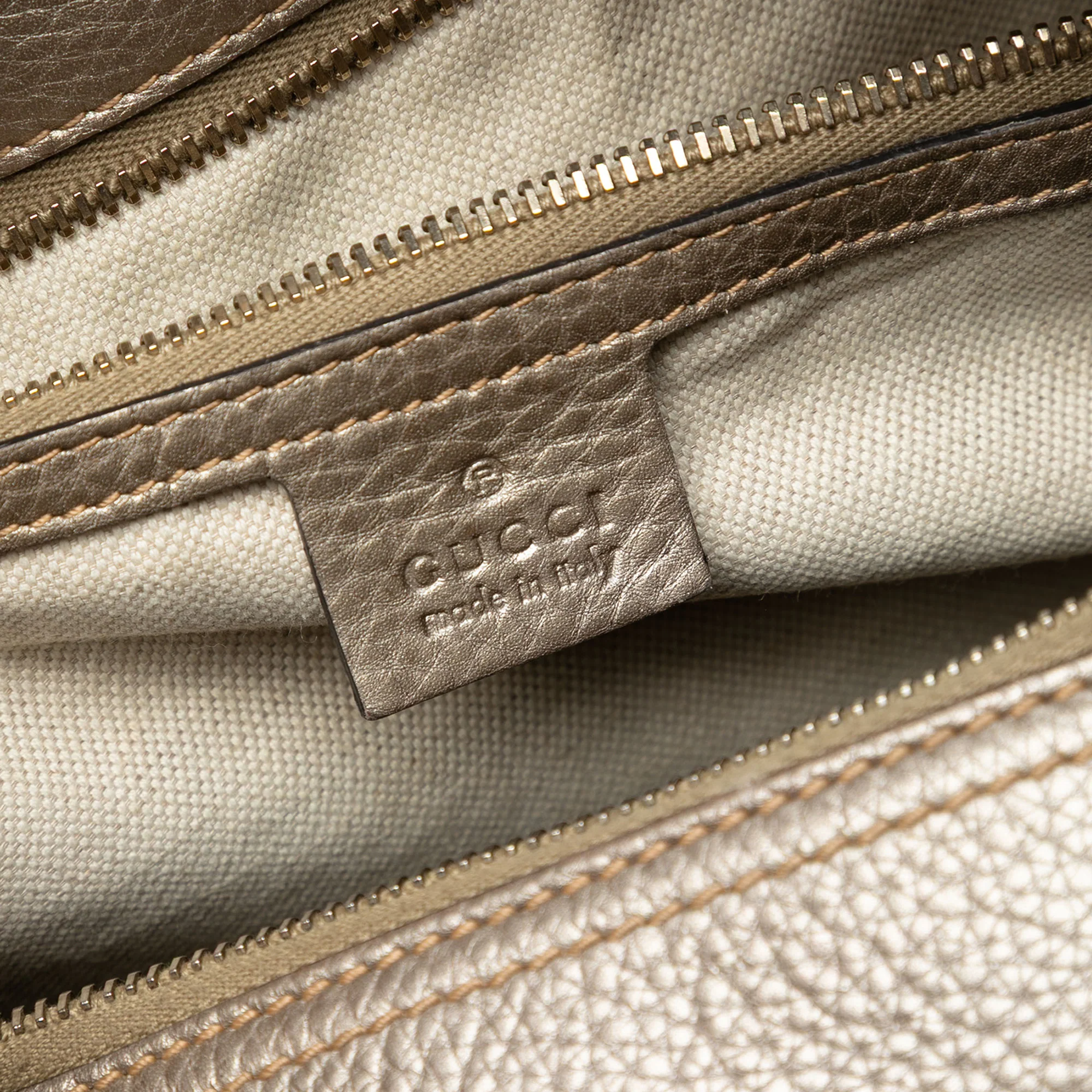 Bamboo Shopper Boston Bag Leather Medium - Image 5