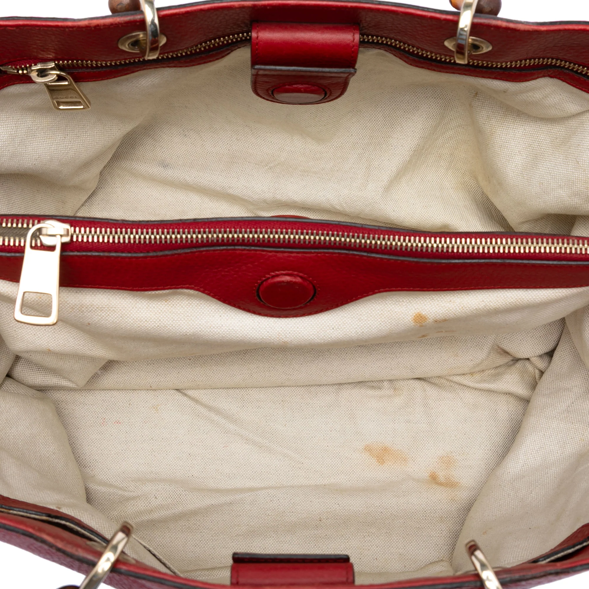 Bamboo Shopper Tote Leather Large - Image 4
