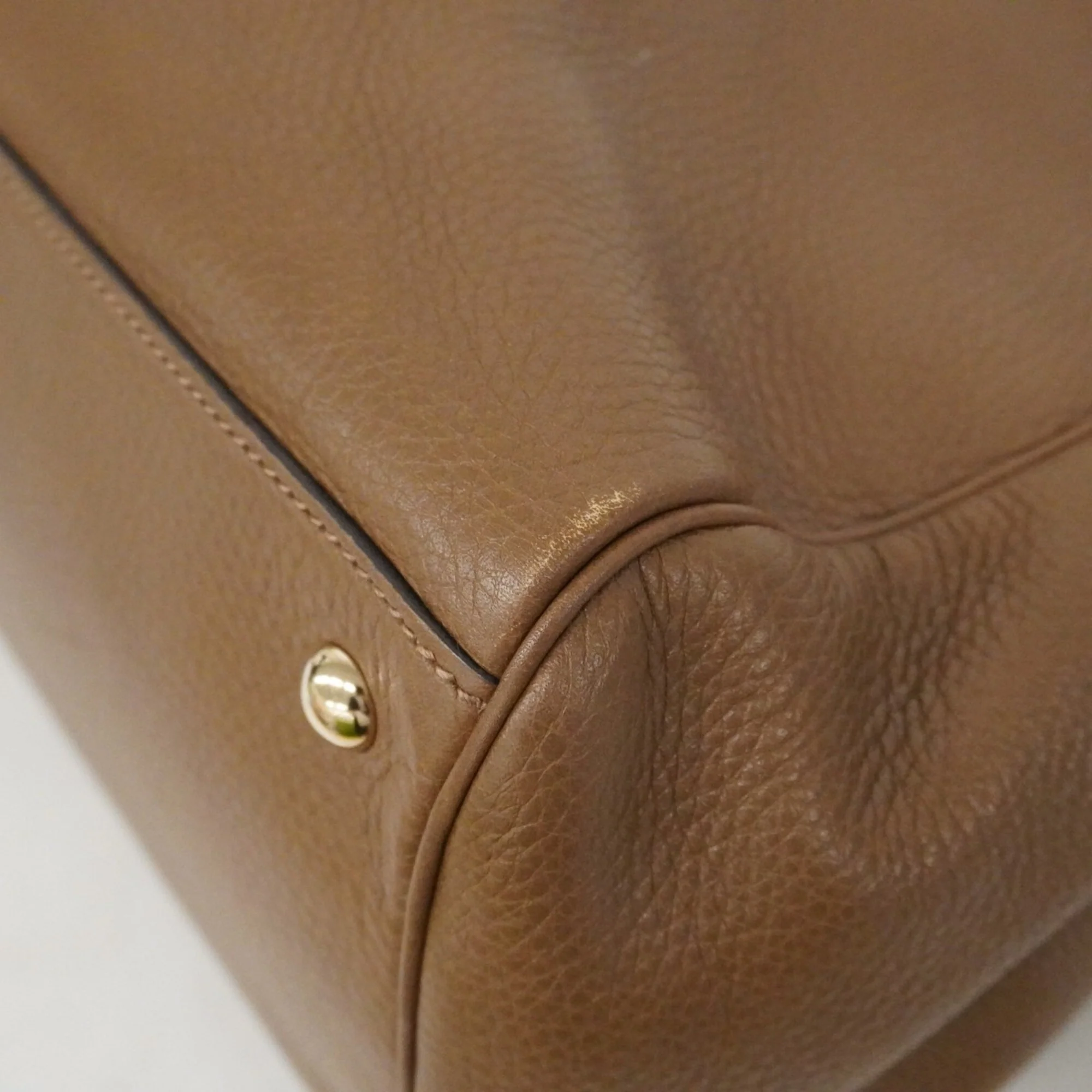 Bamboo Shopper Tote Leather Large - Image 6