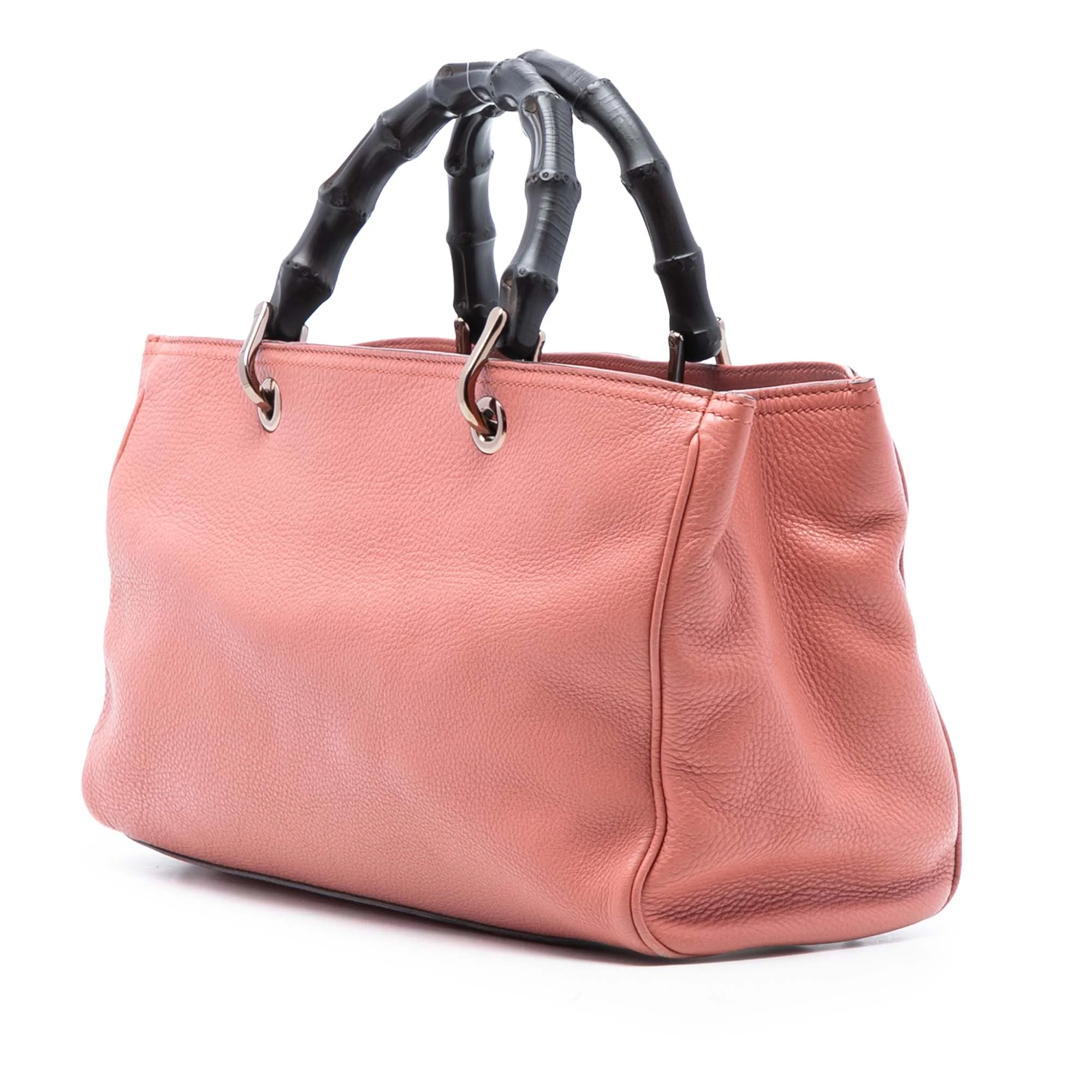 Bamboo Shopper Tote Leather Medium - Image 2