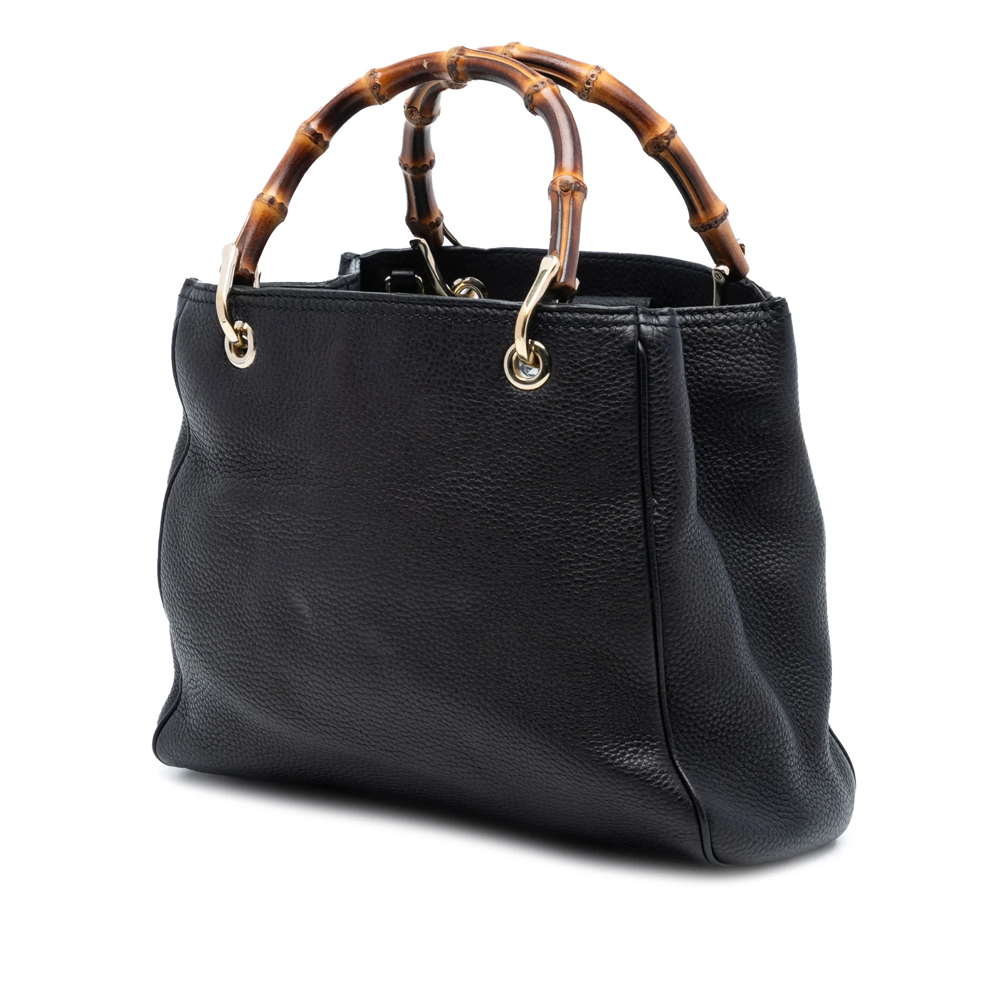Bamboo Shopper Tote Leather Small - Image 2