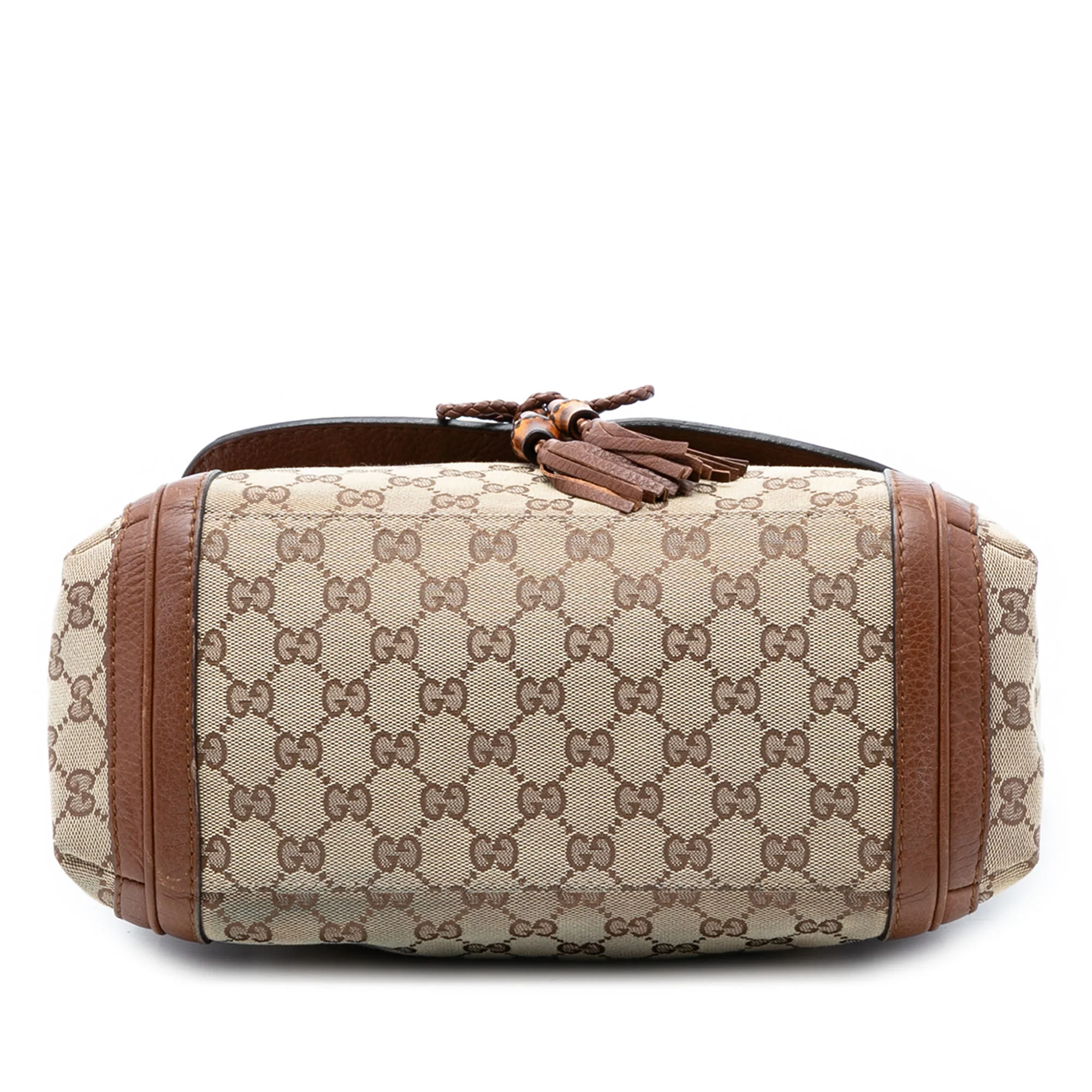 Bella Flap Shoulder Bag GG Canvas with Leather Medium - Image 3