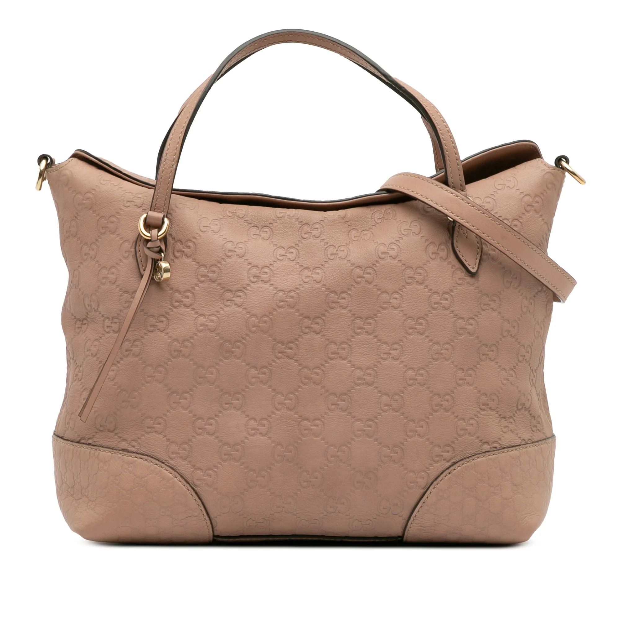 Bree Convertible Top Handle Bag Guccissima Leather Medium