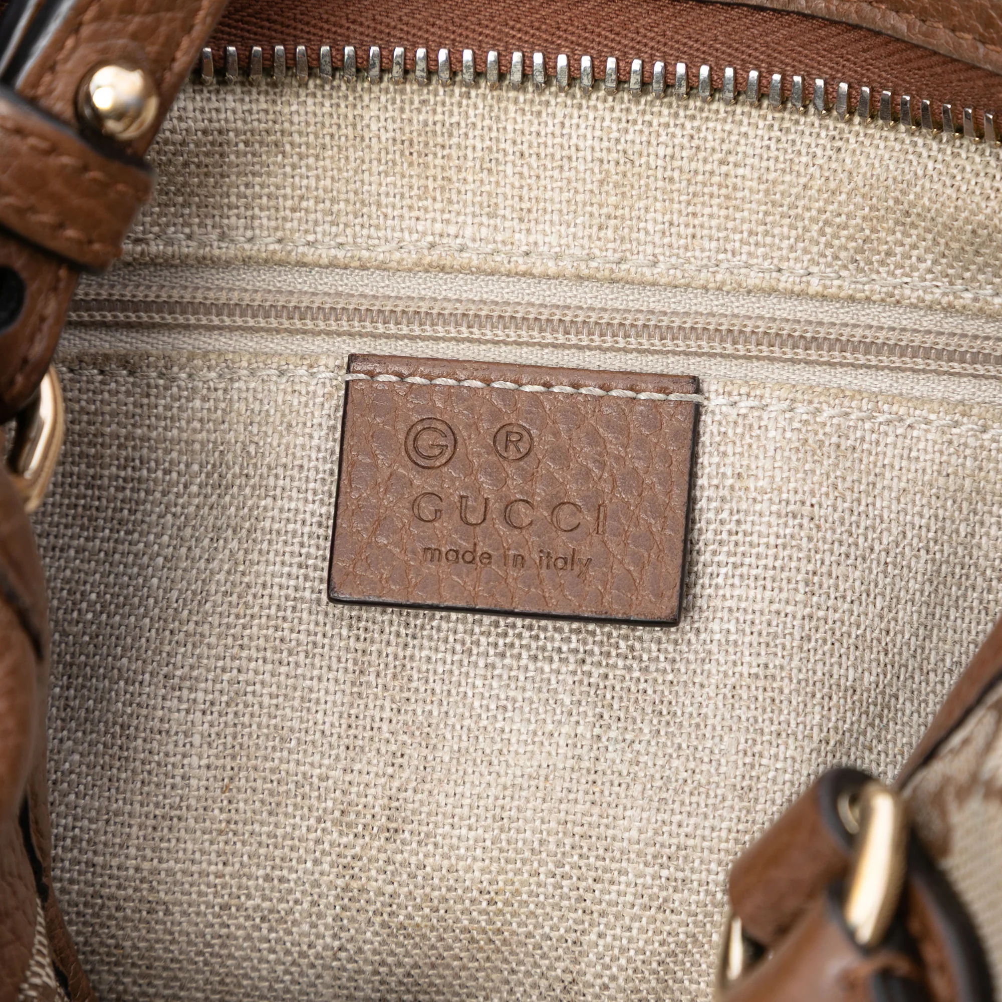 Bree Convertible Tote GG Canvas with Leather Small - Image 5