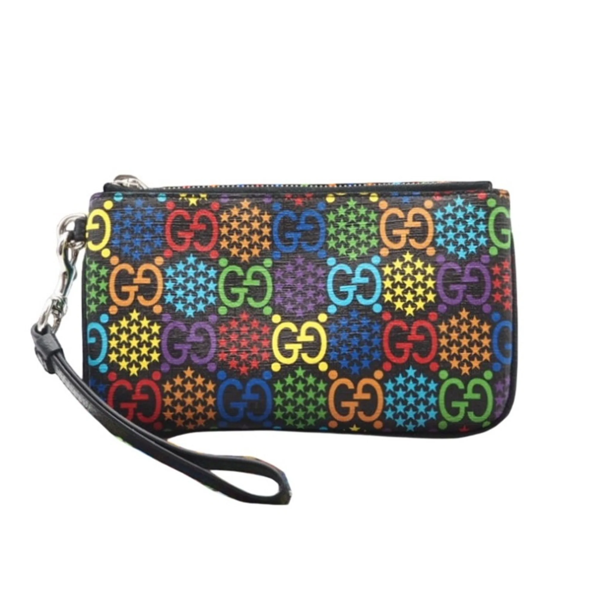 Camera Crossbody Bag Psychedelic Print GG Coated Canvas Small
