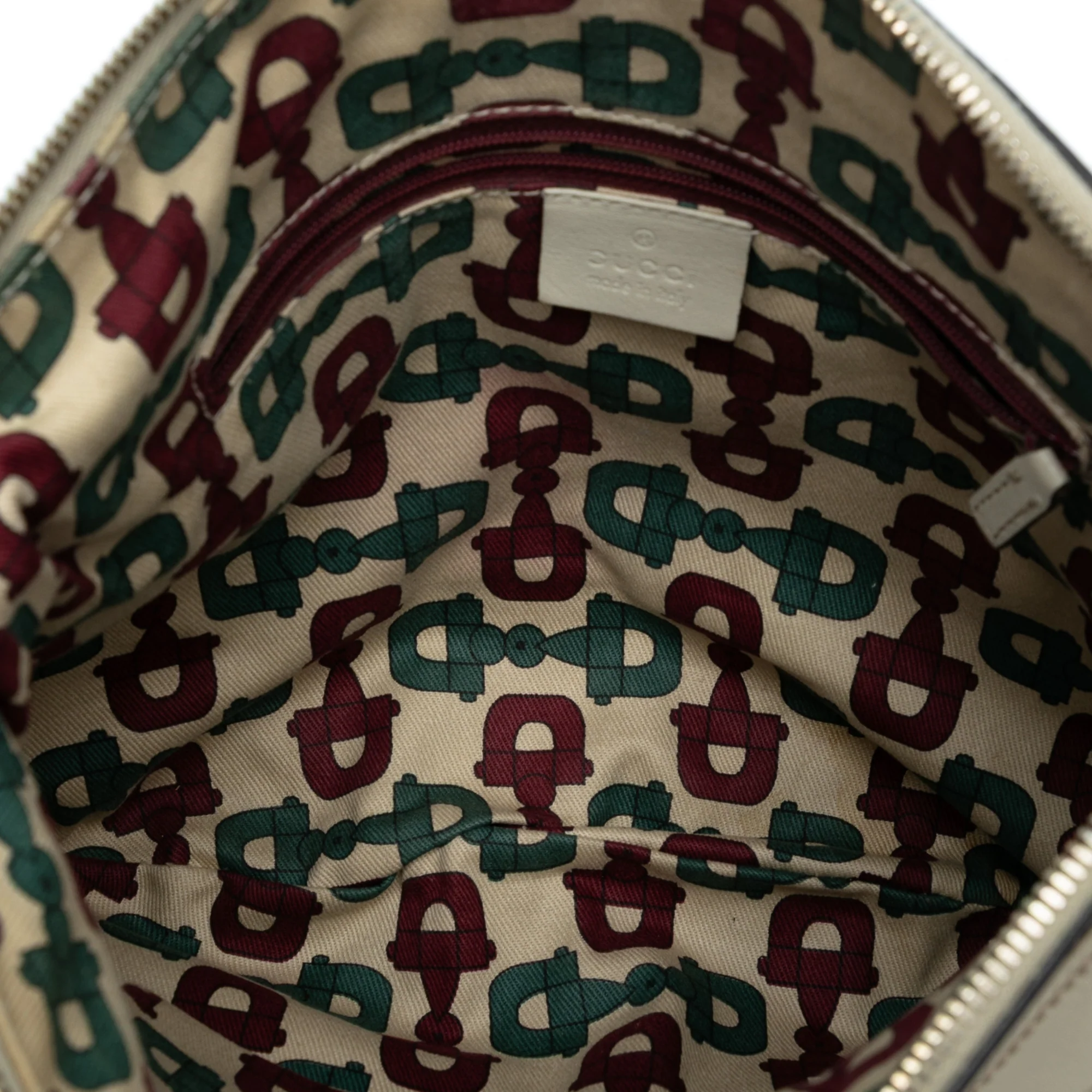 D Ring Messenger Bag Guccissima Leather Small - Image 4