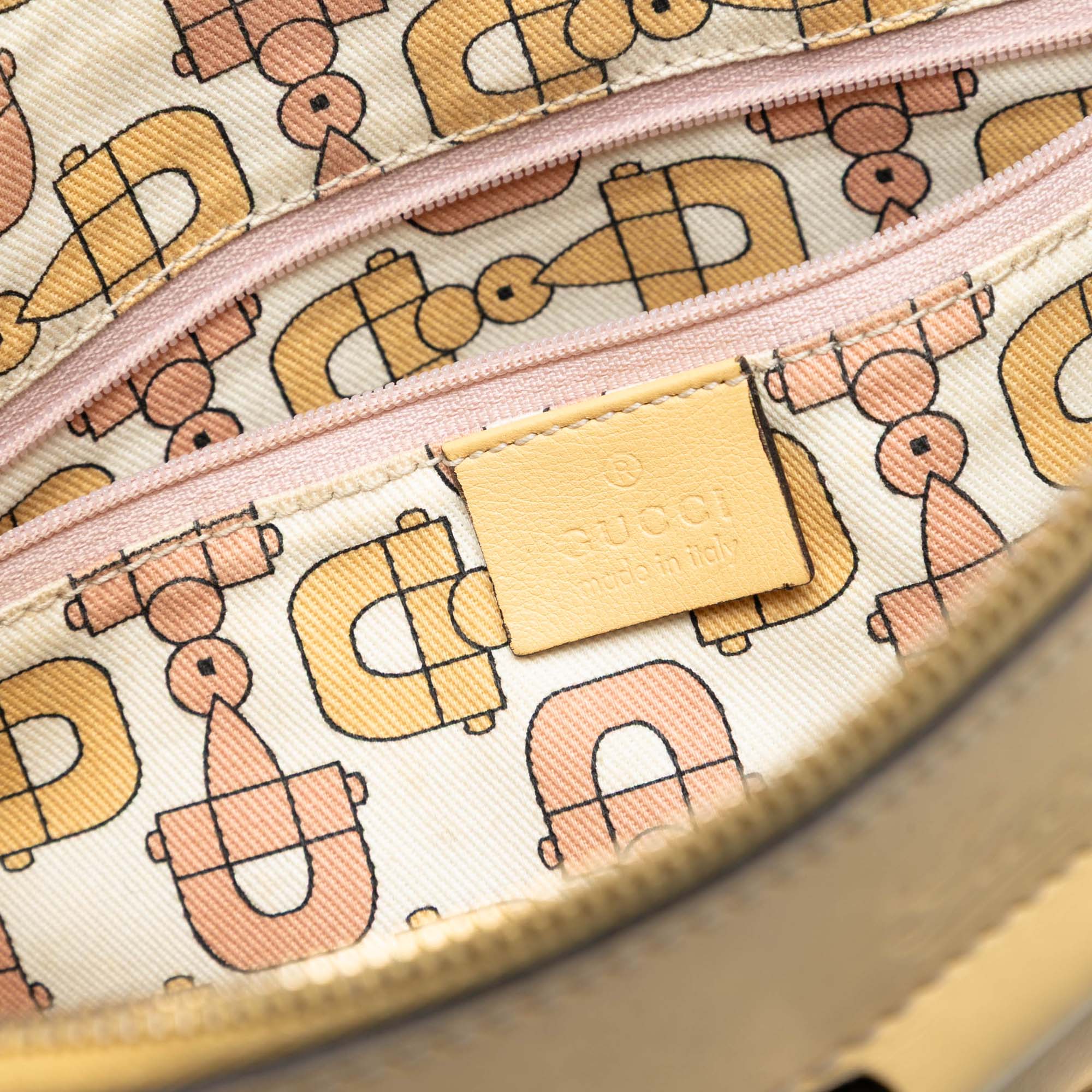 D Ring Messenger Bag Guccissima Leather Small - Image 5