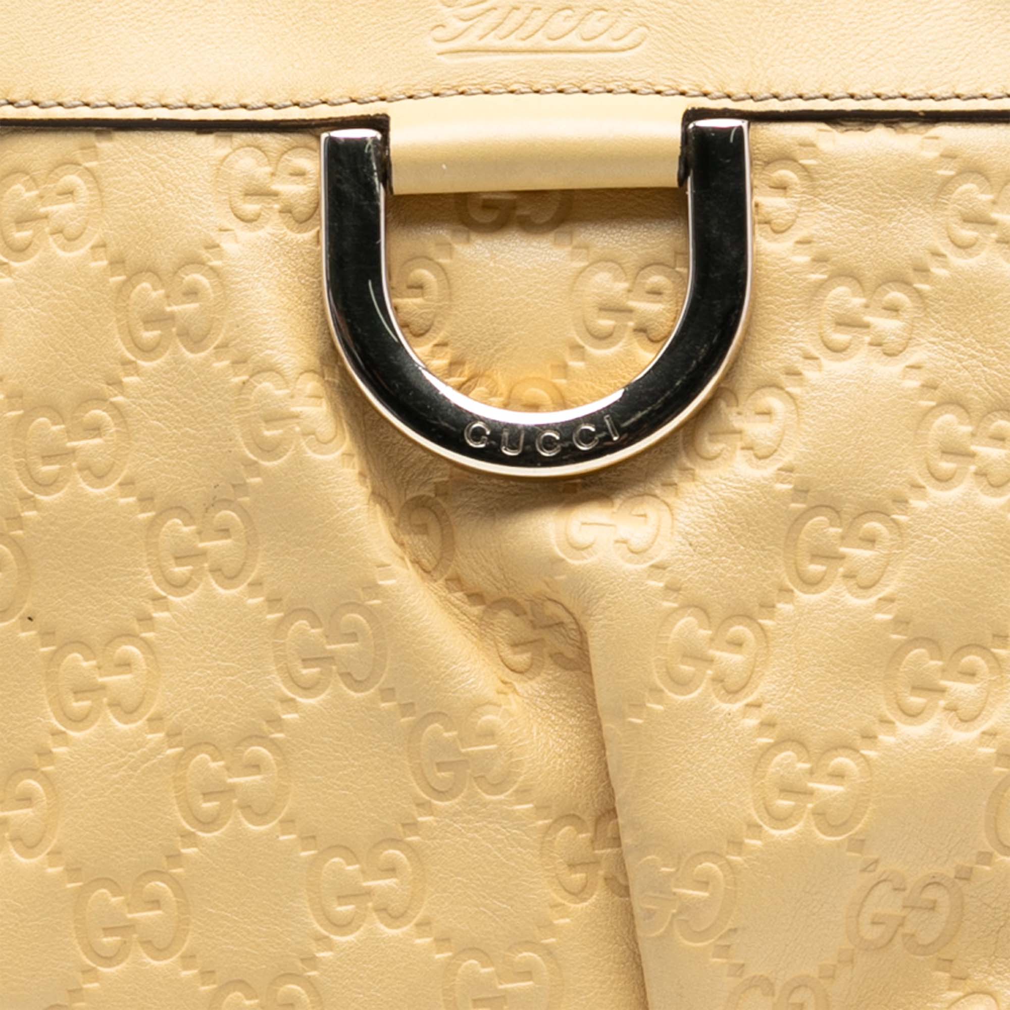 D Ring Messenger Bag Guccissima Leather Small - Image 7