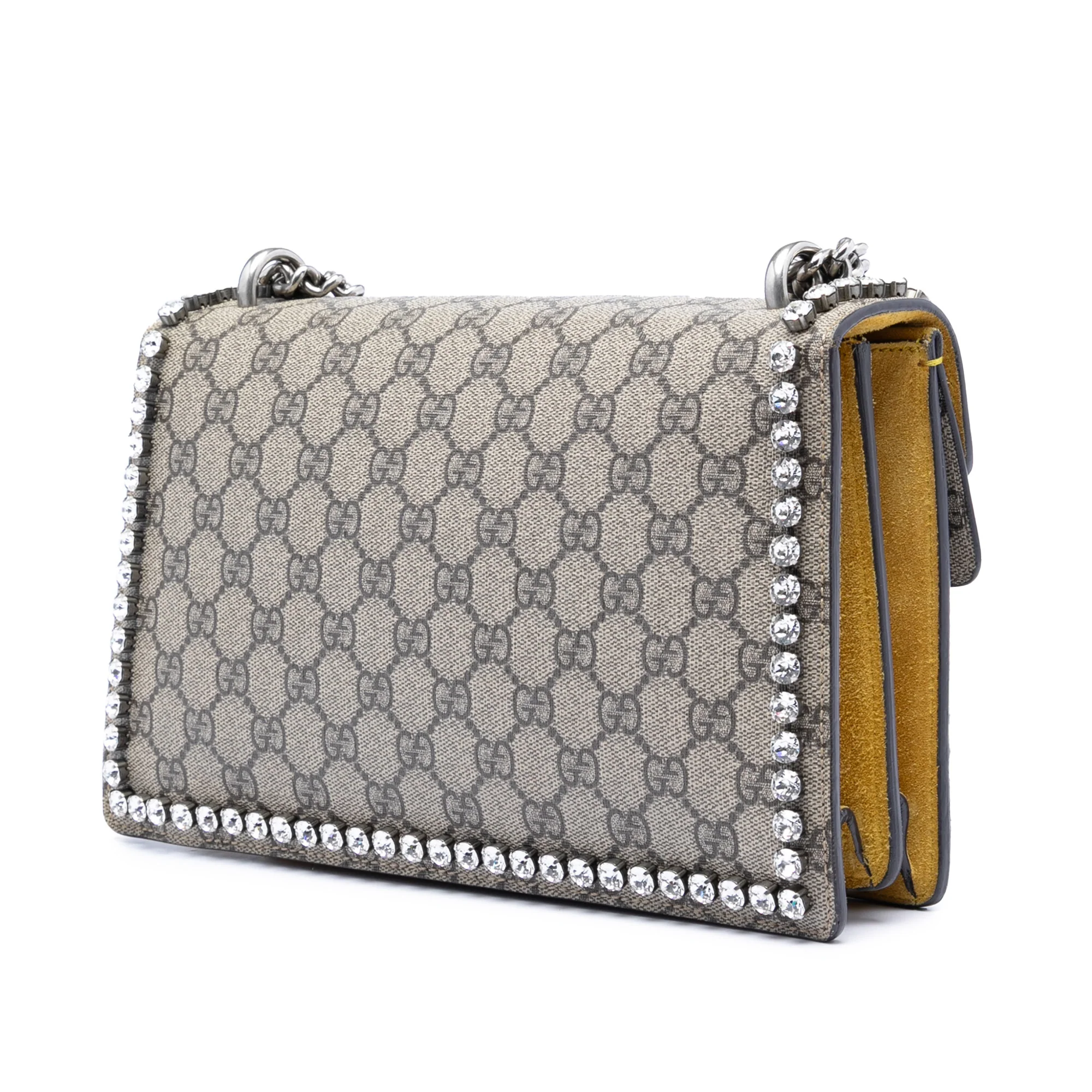 Dionysus Bag Crystal Embellished GG Coated Canvas Small - Image 2