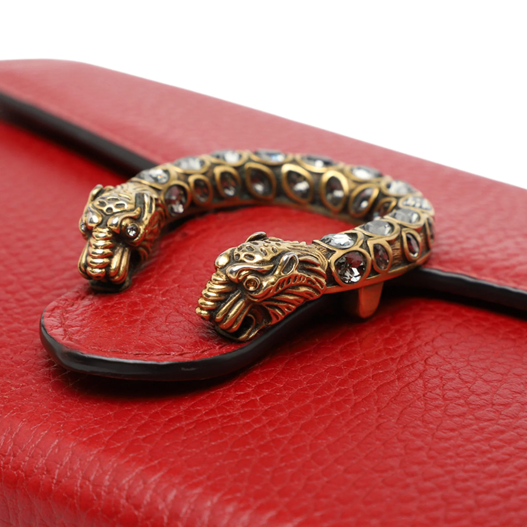 Dionysus Chain Wallet Leather with Embellished Detail Small - Image 7
