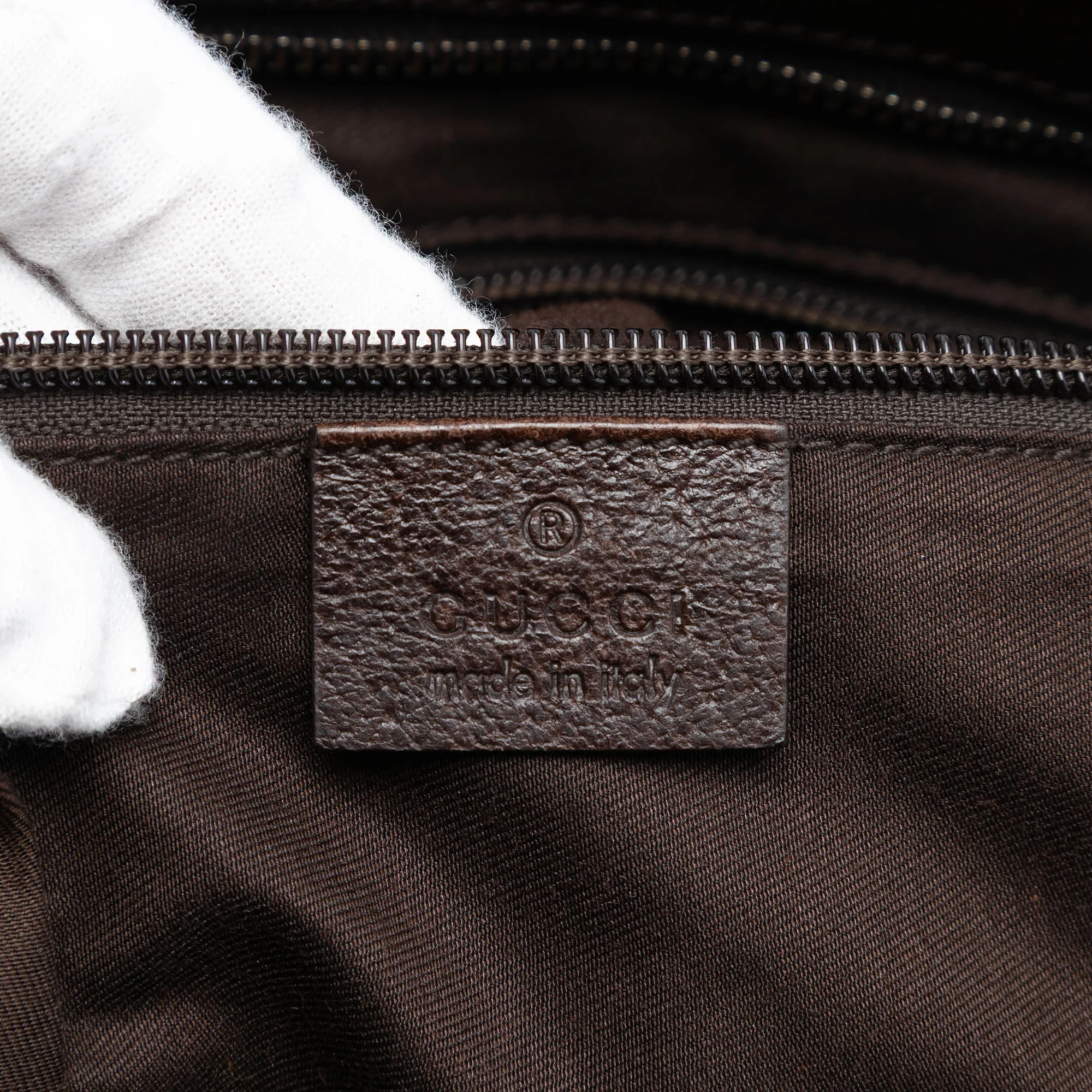 Double Pocket Web Messenger GG Canvas Medium - Image 5
