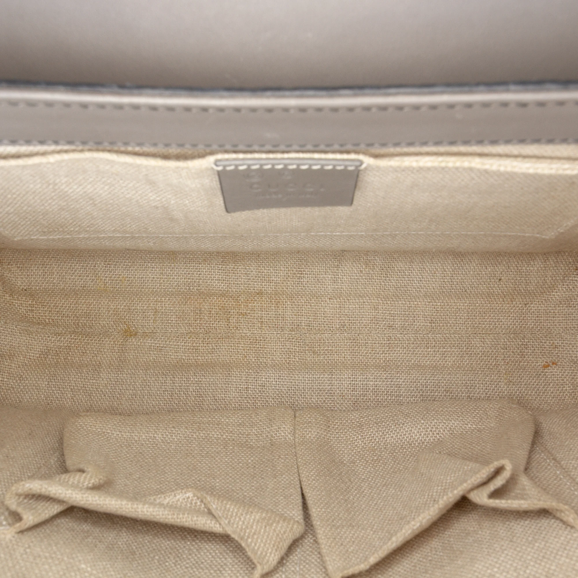 Emily Chain Flap Bag Microguccissima Leather Medium - Image 4