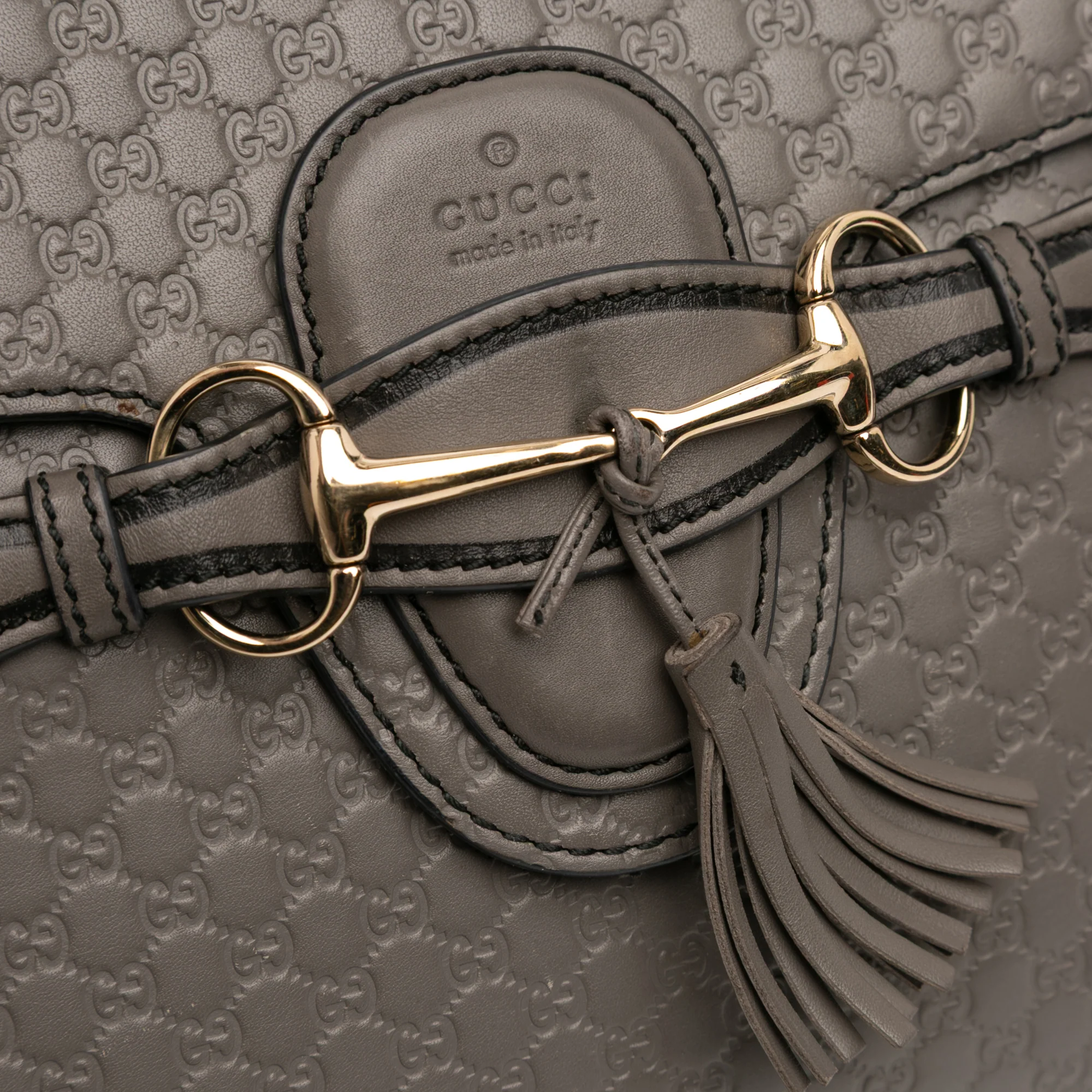 Emily Chain Flap Bag Microguccissima Leather Medium - Image 7