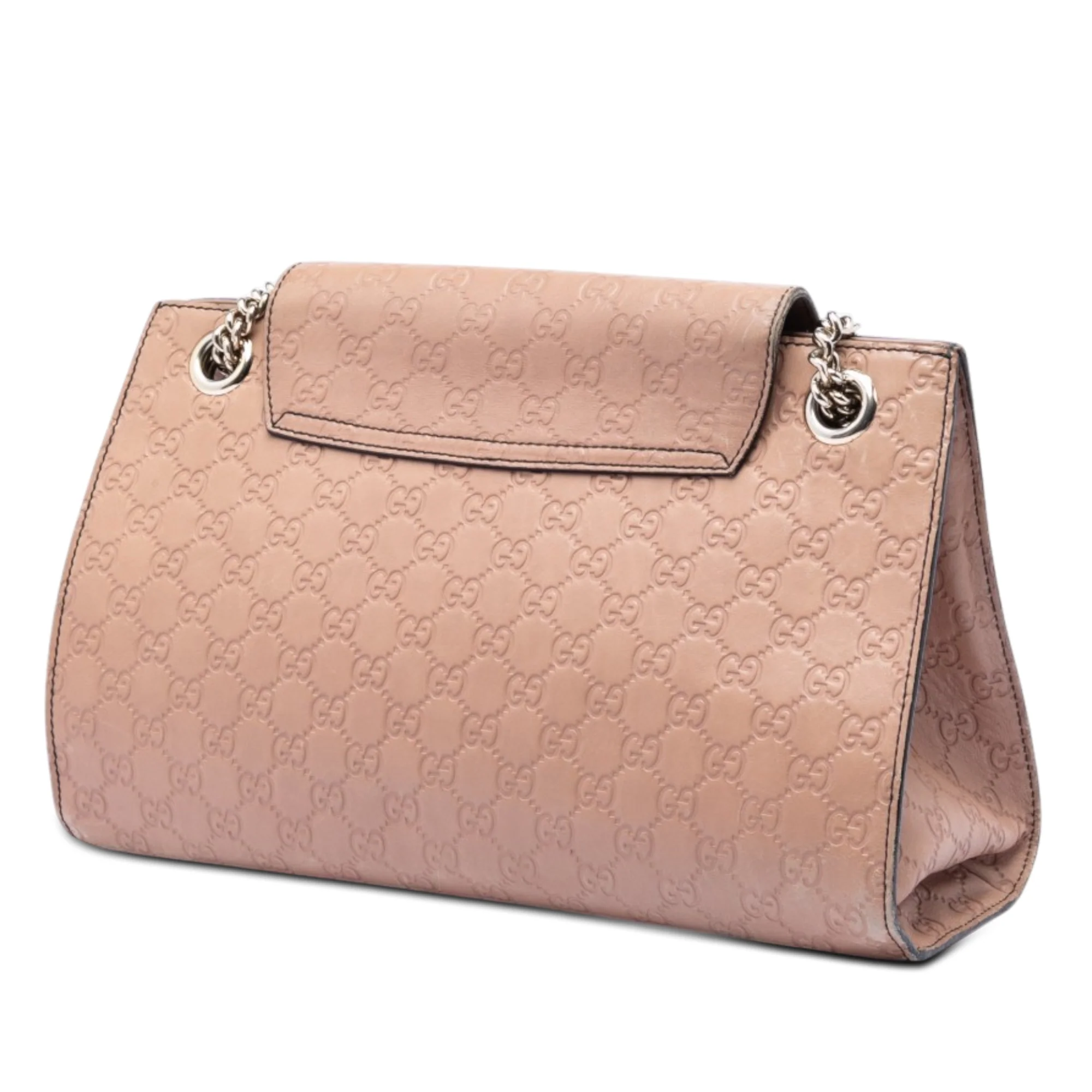 Emily Chain Flap Shoulder Bag Guccissima Leather Large - Image 2