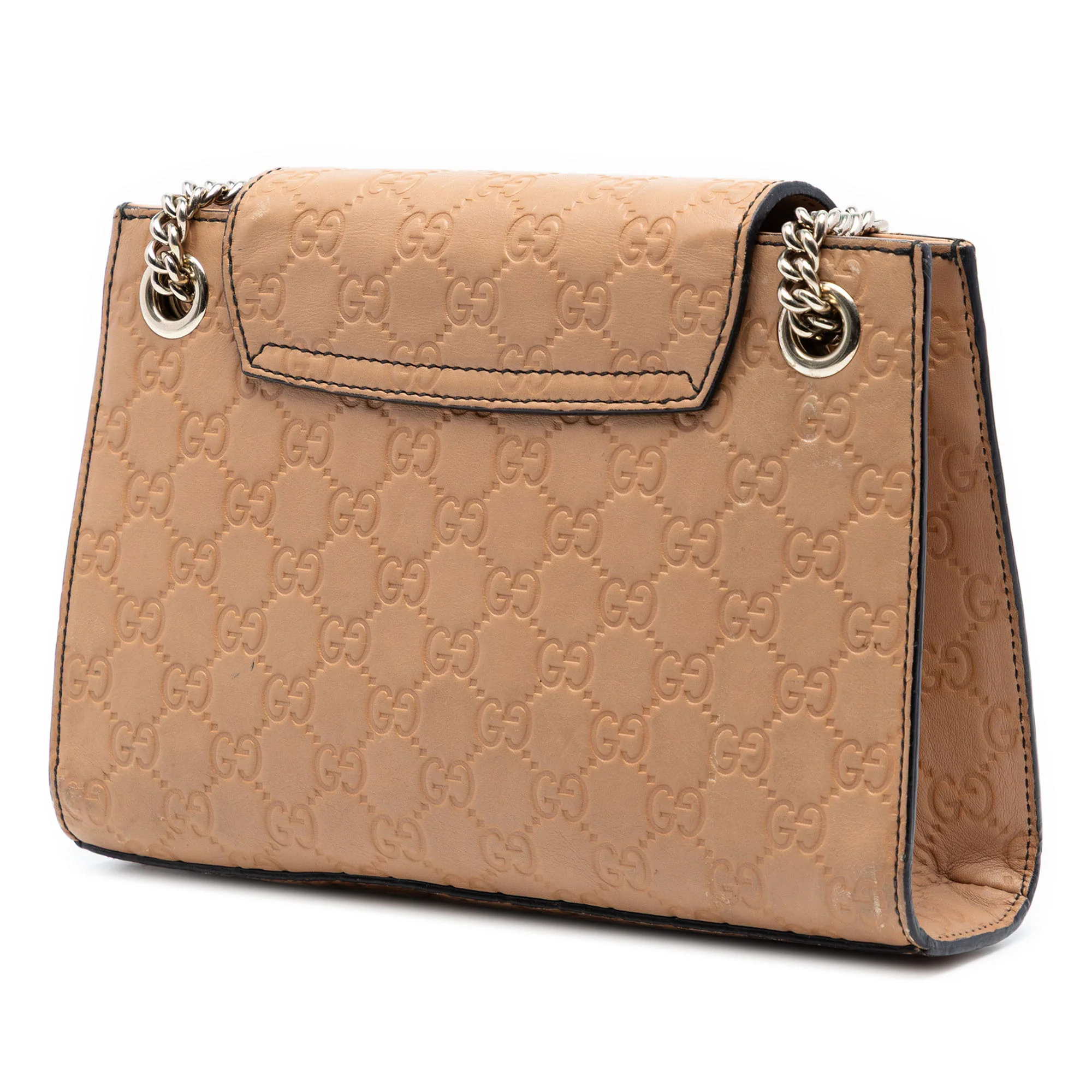 Emily Chain Flap Shoulder Bag Guccissima Leather Small - Image 2