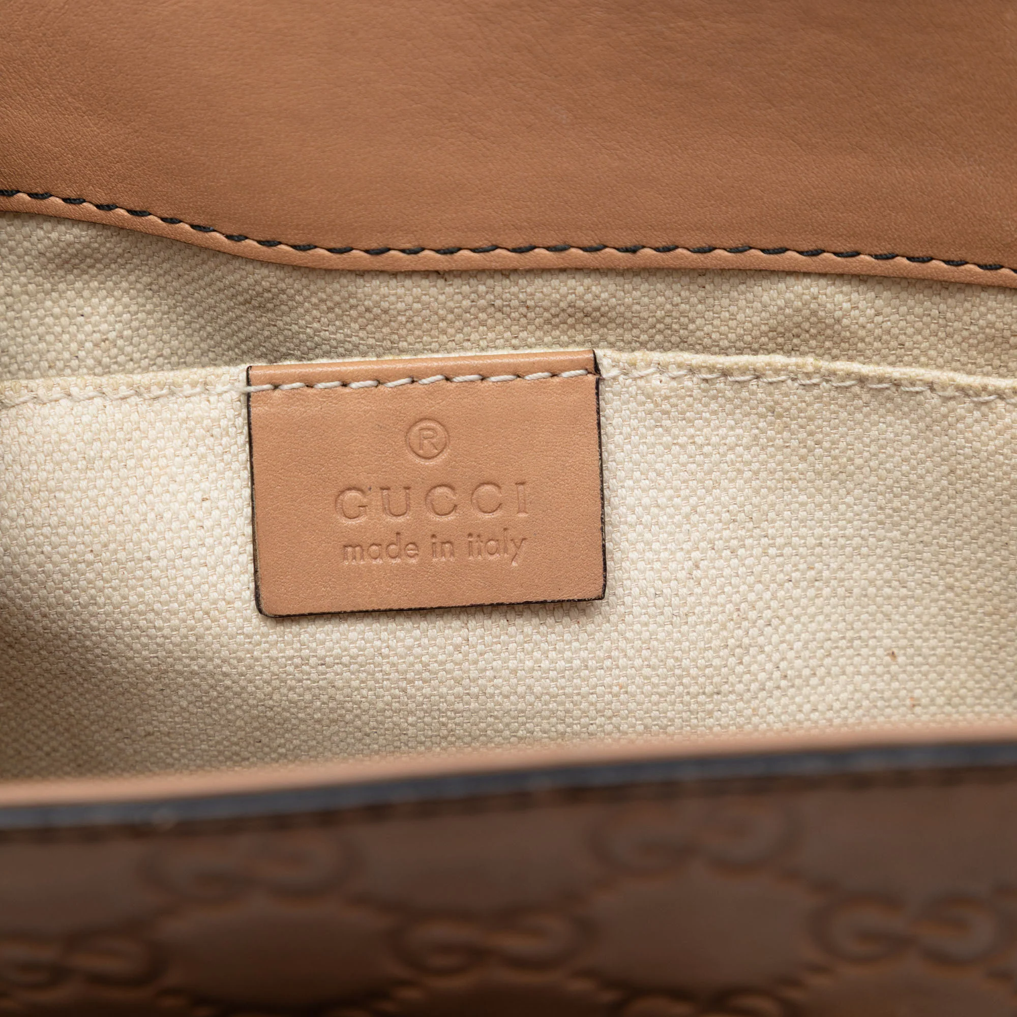 Emily Chain Flap Shoulder Bag Guccissima Leather Small - Image 5