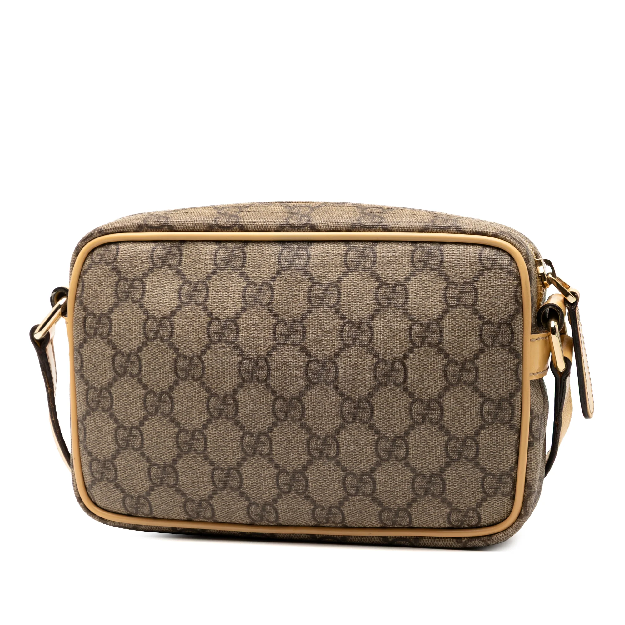 Front Zip Camera Bag GG Coated Canvas Small - Image 2
