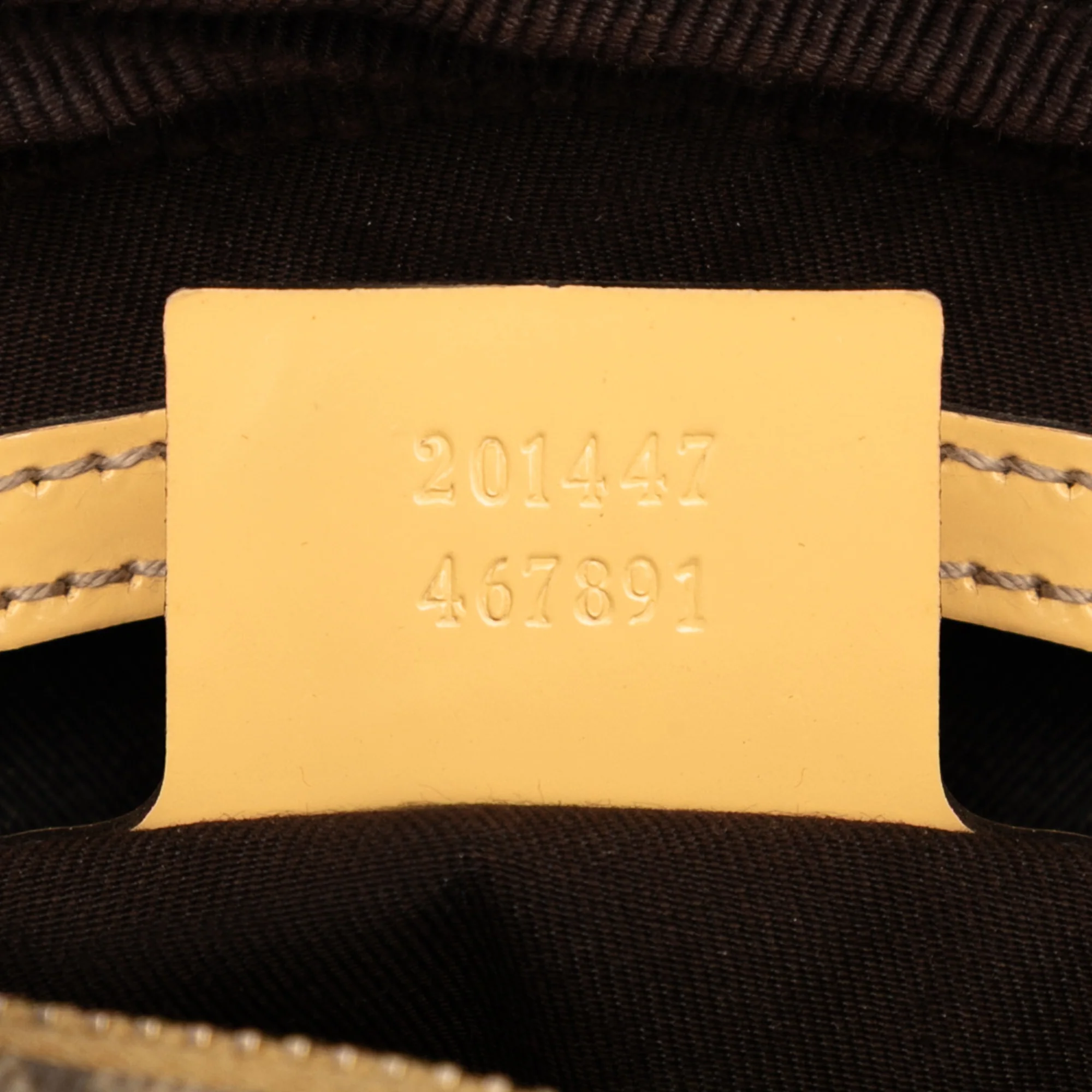Front Zip Camera Bag GG Coated Canvas Small - Image 6