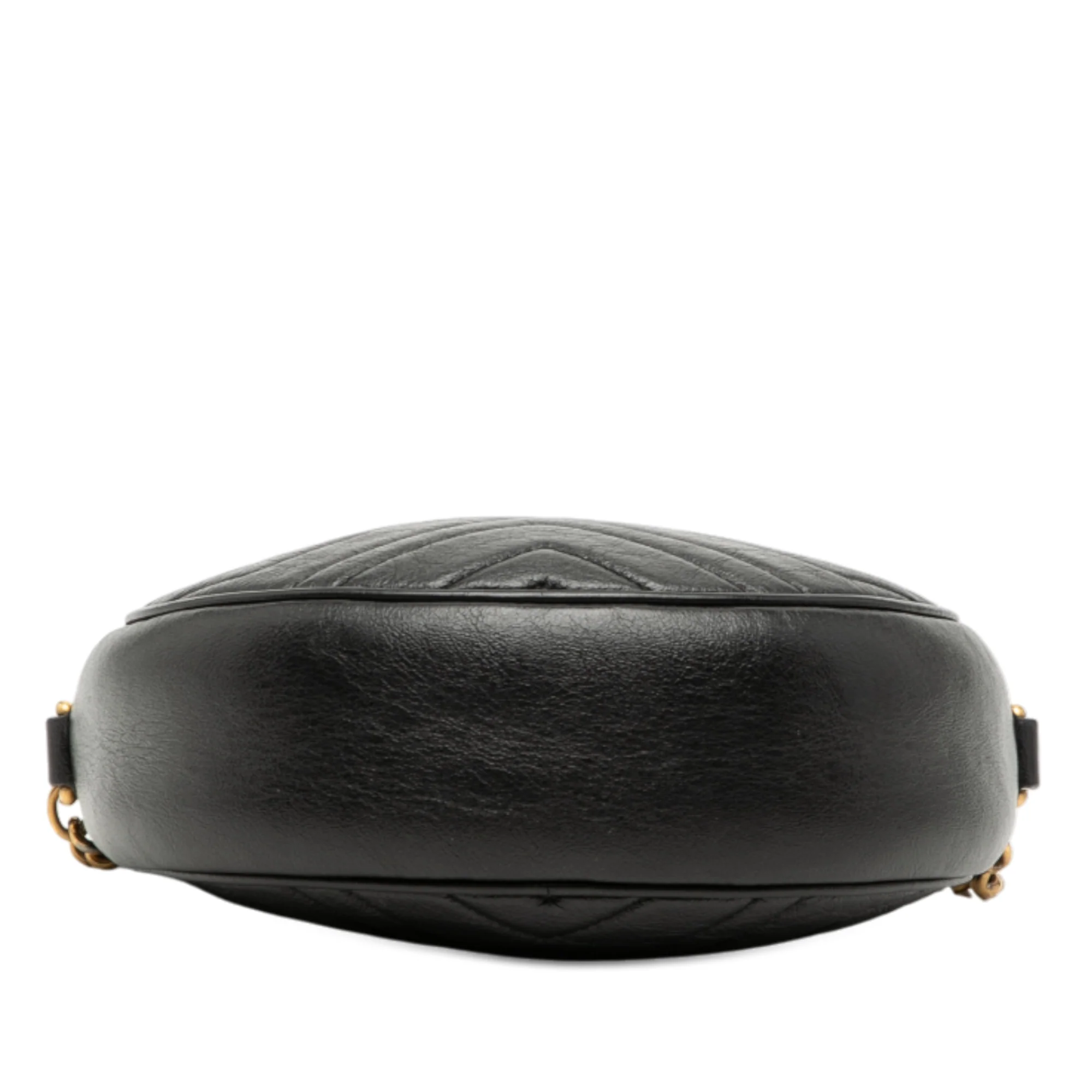 GG Marmont Round Shoulder Bag Matelasse Leather Mini - Image 3