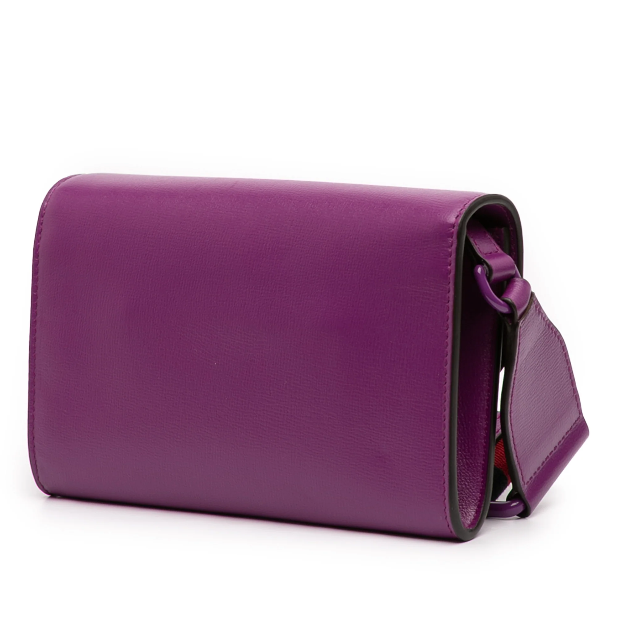 Horsebit 1955 Curved Flap Shoulder Bag Leather Mini - Image 2