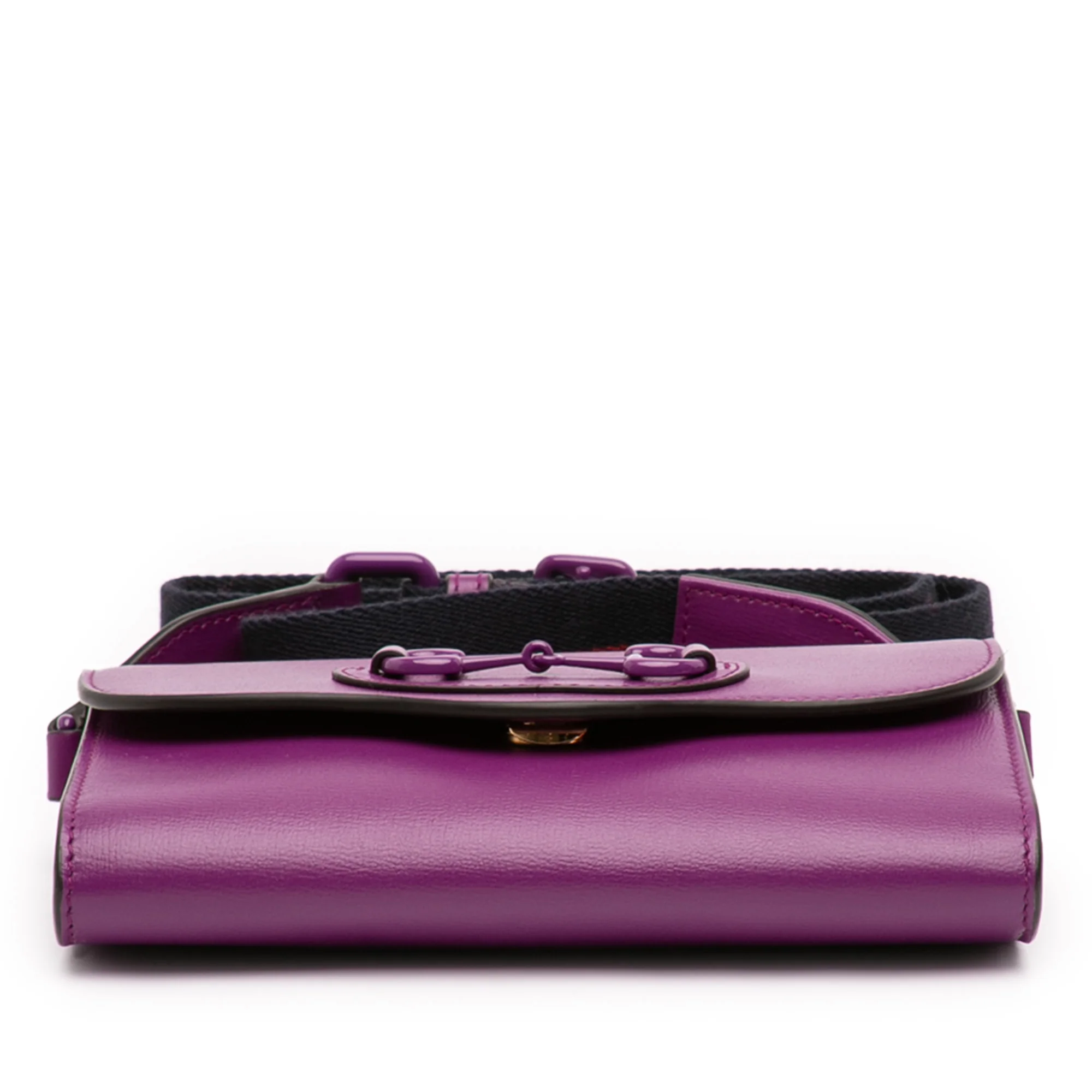 Horsebit 1955 Curved Flap Shoulder Bag Leather Mini - Image 3