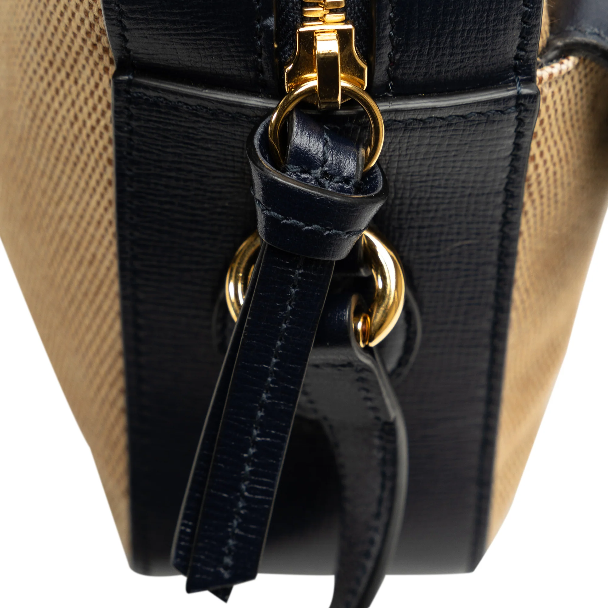 Horsebit 1955 Flap Pocket Camera Bag Canvas and Leather Small - Image 9