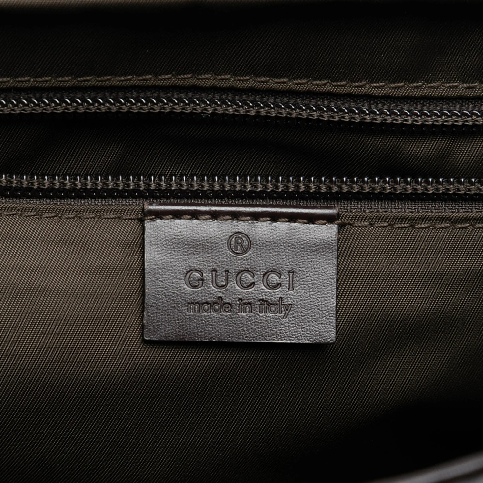 Interlocking G Buckle Messenger Bag GG Coated Canvas Medium - Image 5