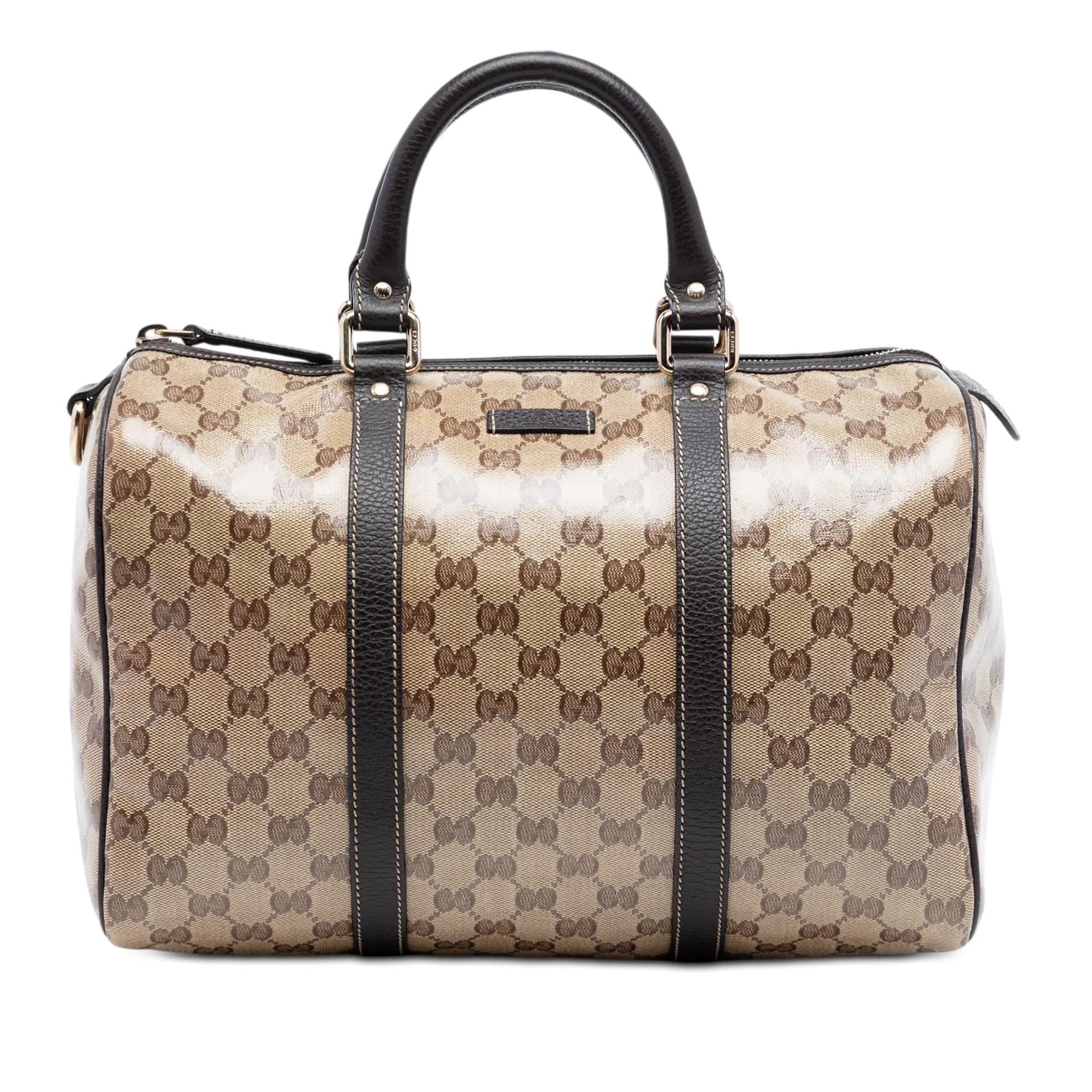 Joy Boston Bag GG Coated Canvas Medium