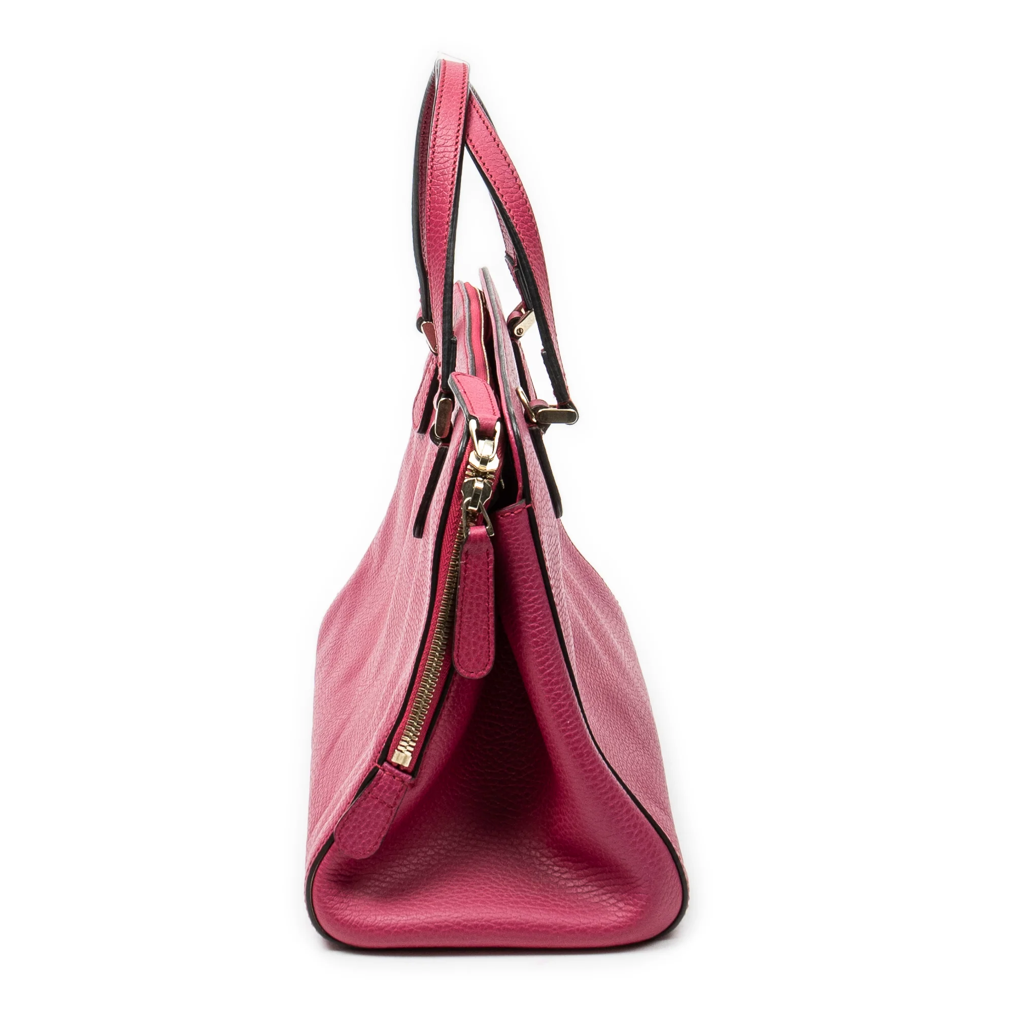 Lady Dollar Handle Bag Leather Medium - Image 3