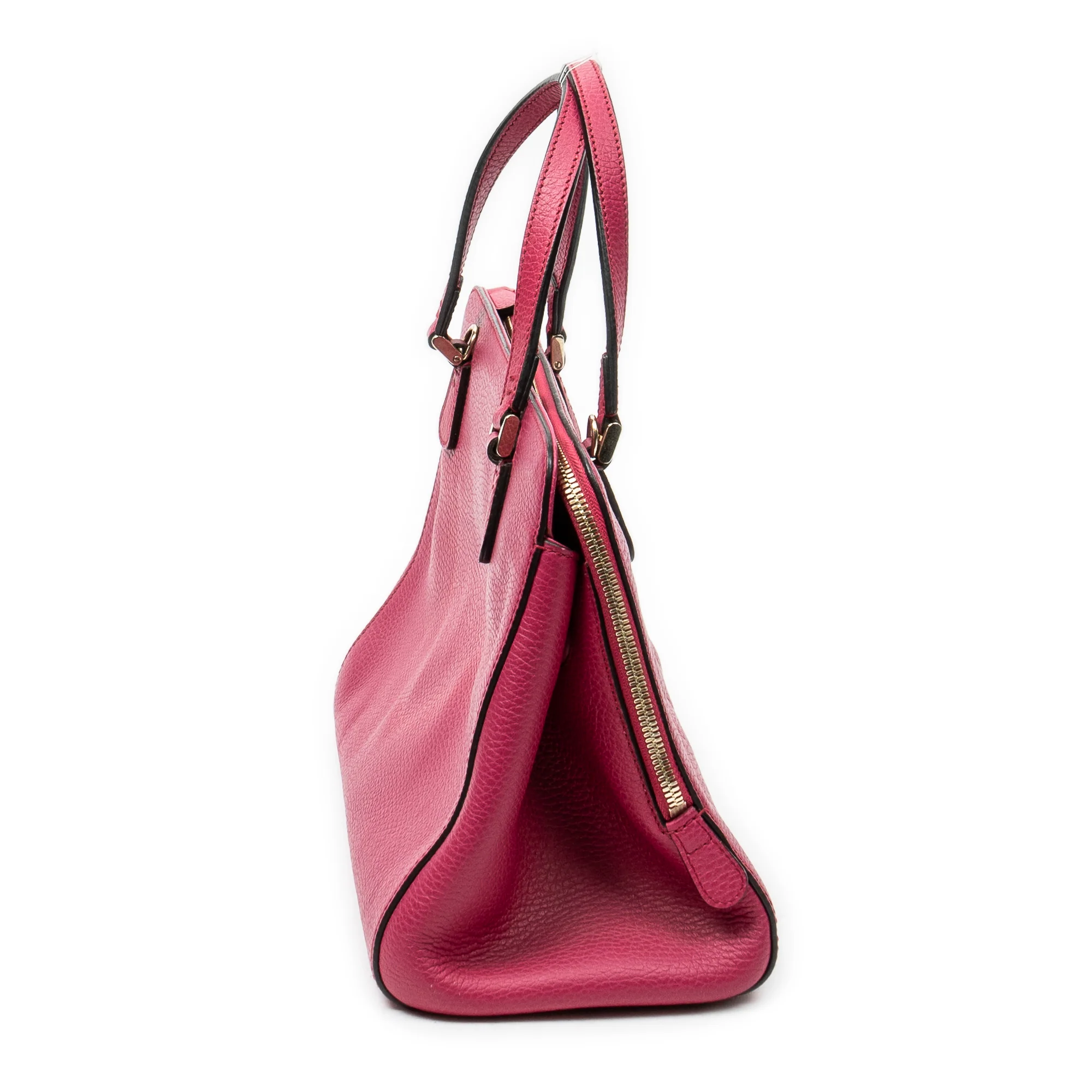Lady Dollar Handle Bag Leather Medium - Image 4
