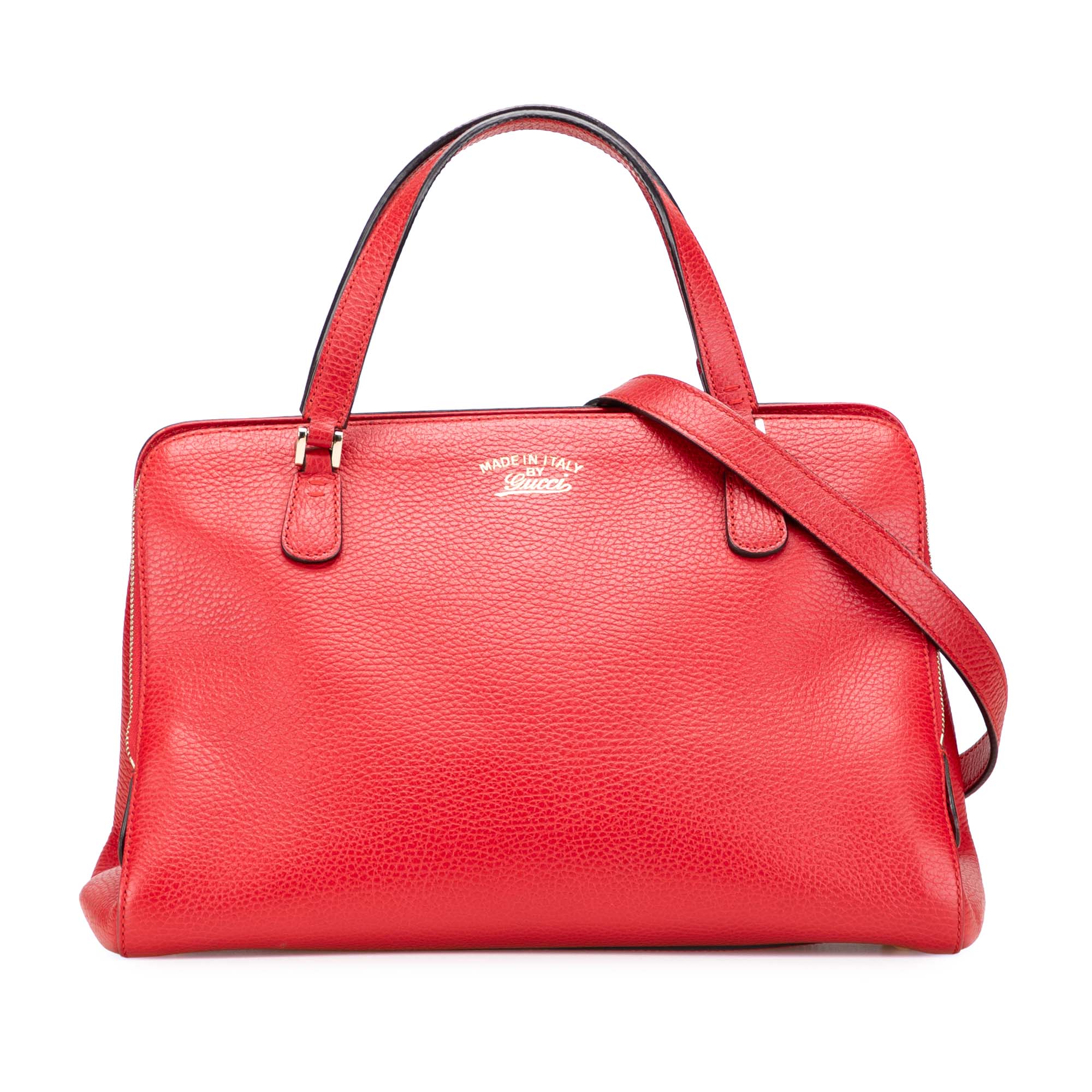 Lady Dollar Handle Bag Leather Medium