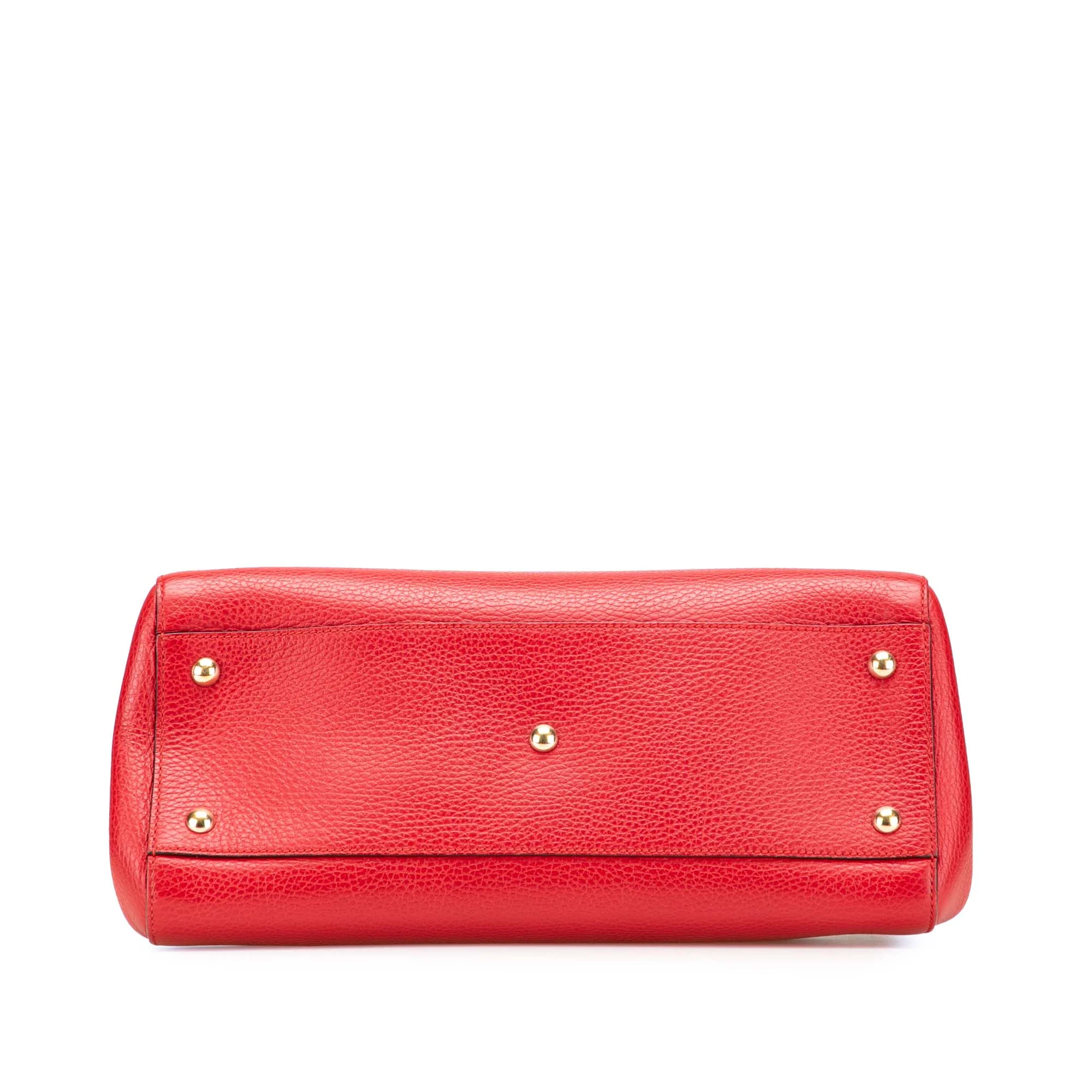 Lady Dollar Handle Bag Leather Medium - Image 3