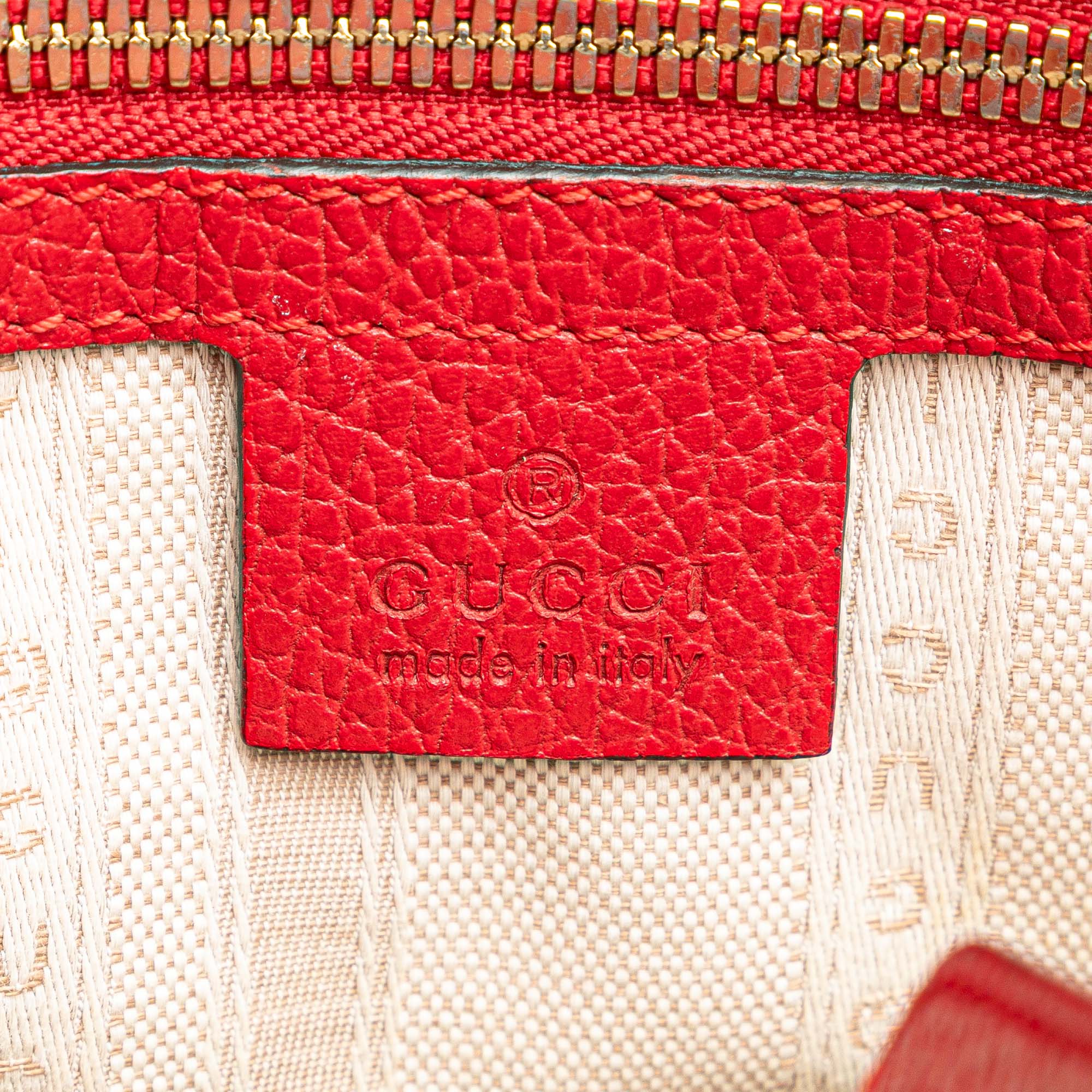 Lady Dollar Handle Bag Leather Medium - Image 6