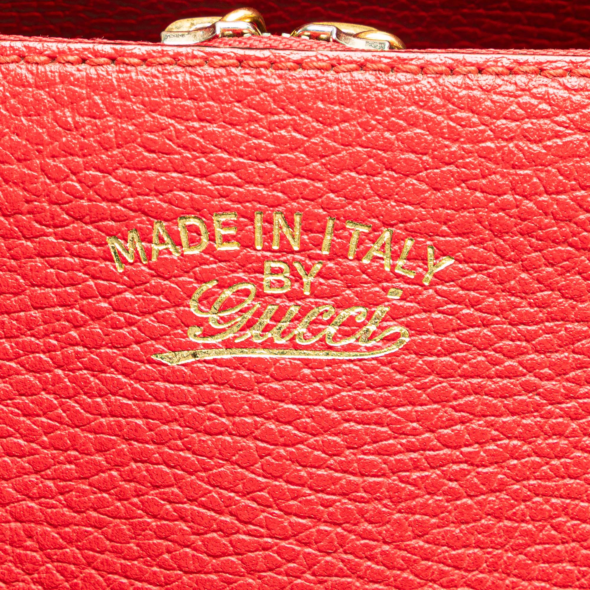Lady Dollar Handle Bag Leather Medium - Image 7
