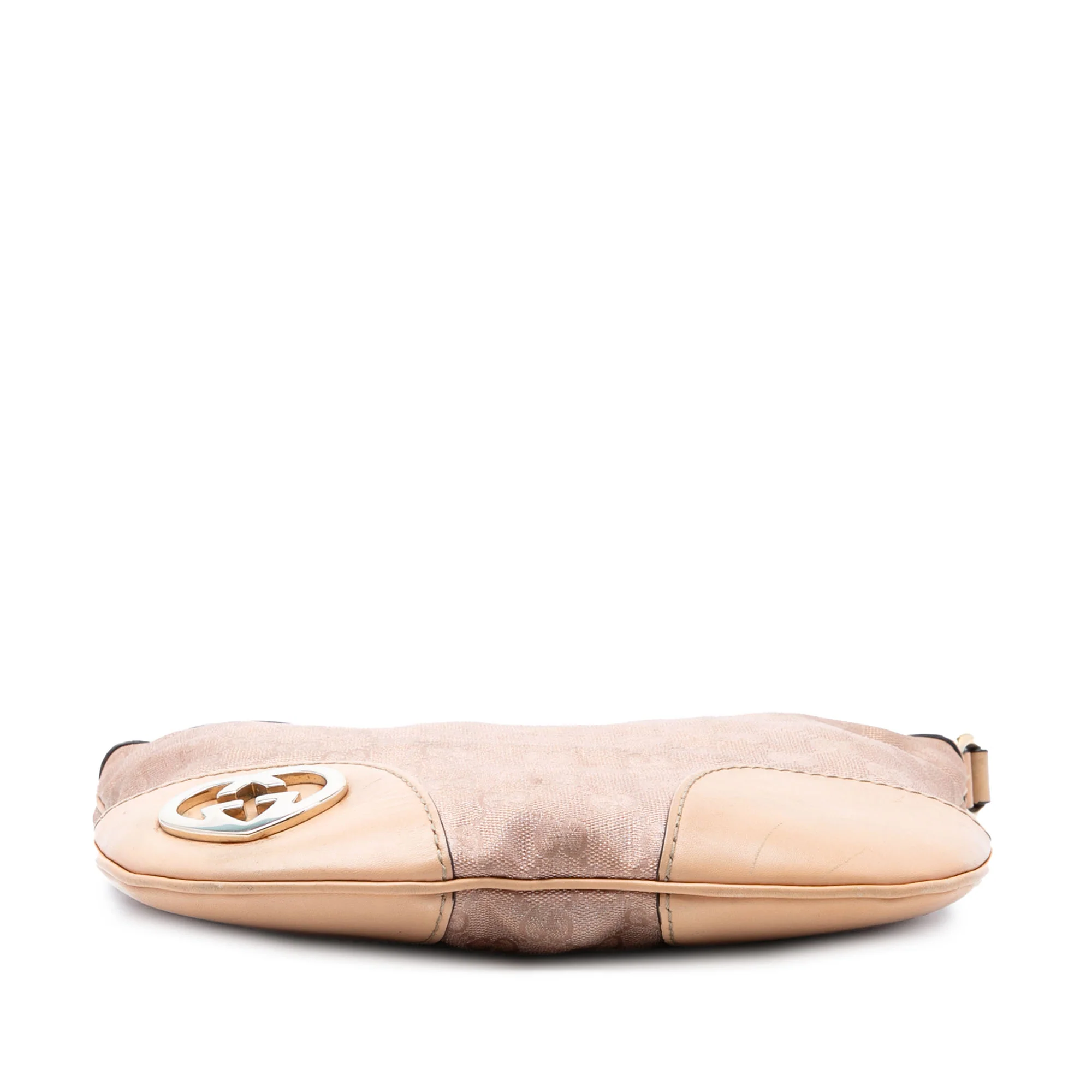 Lovely Heart Interlocking G Crossbody Bag GG Canvas with Leather - Image 3